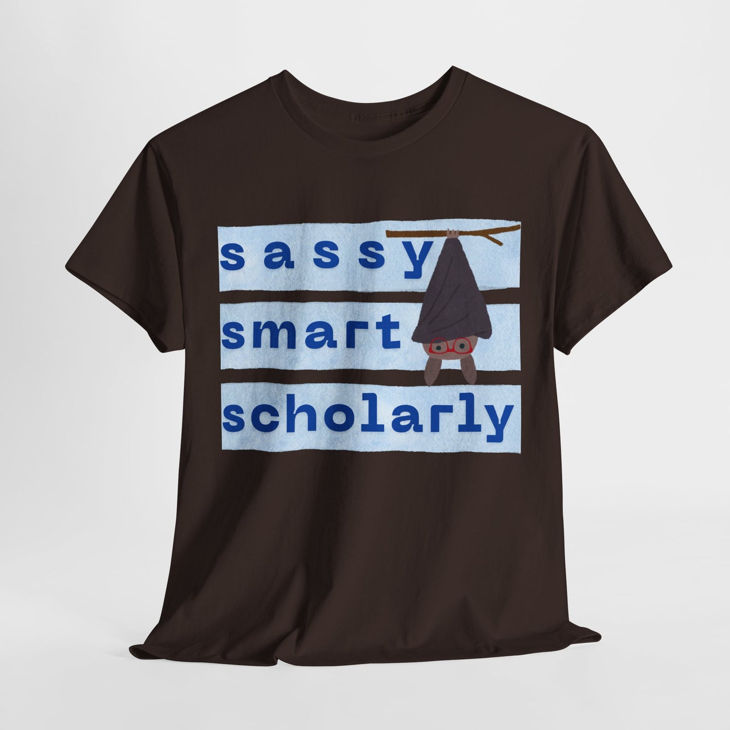 Teen/Adult Unisex “Sassy, Smart, Scholarly” Bat Tee