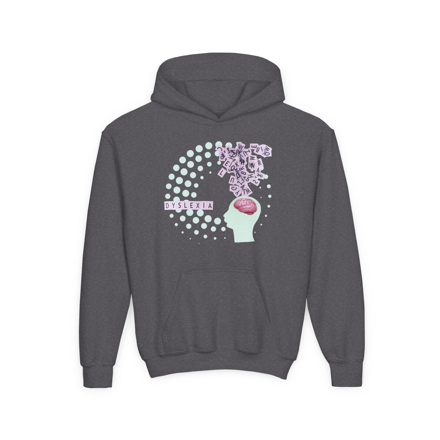 Youth Dyslexia Awareness Hoodie β Different, Not Less