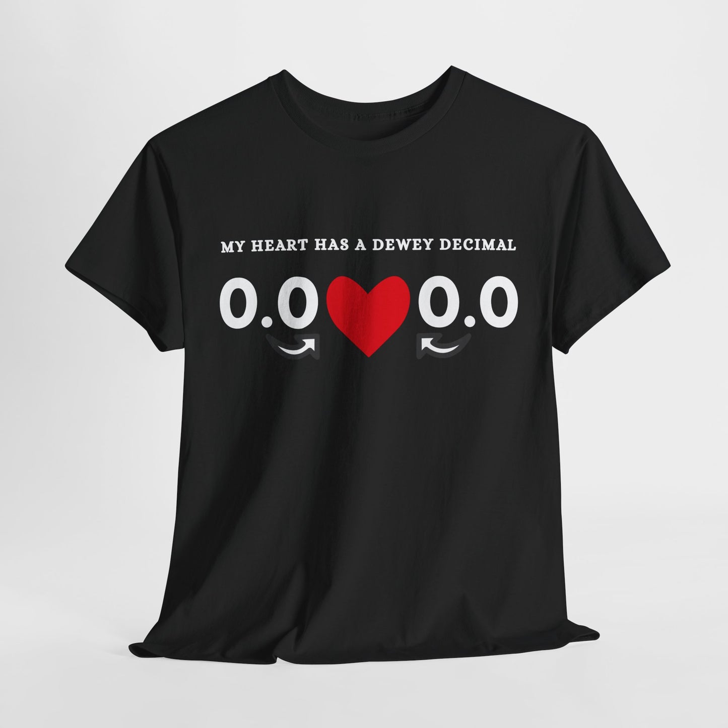 Teen/Adult Unisex Tee – My Heart Has a Dewey Decimal