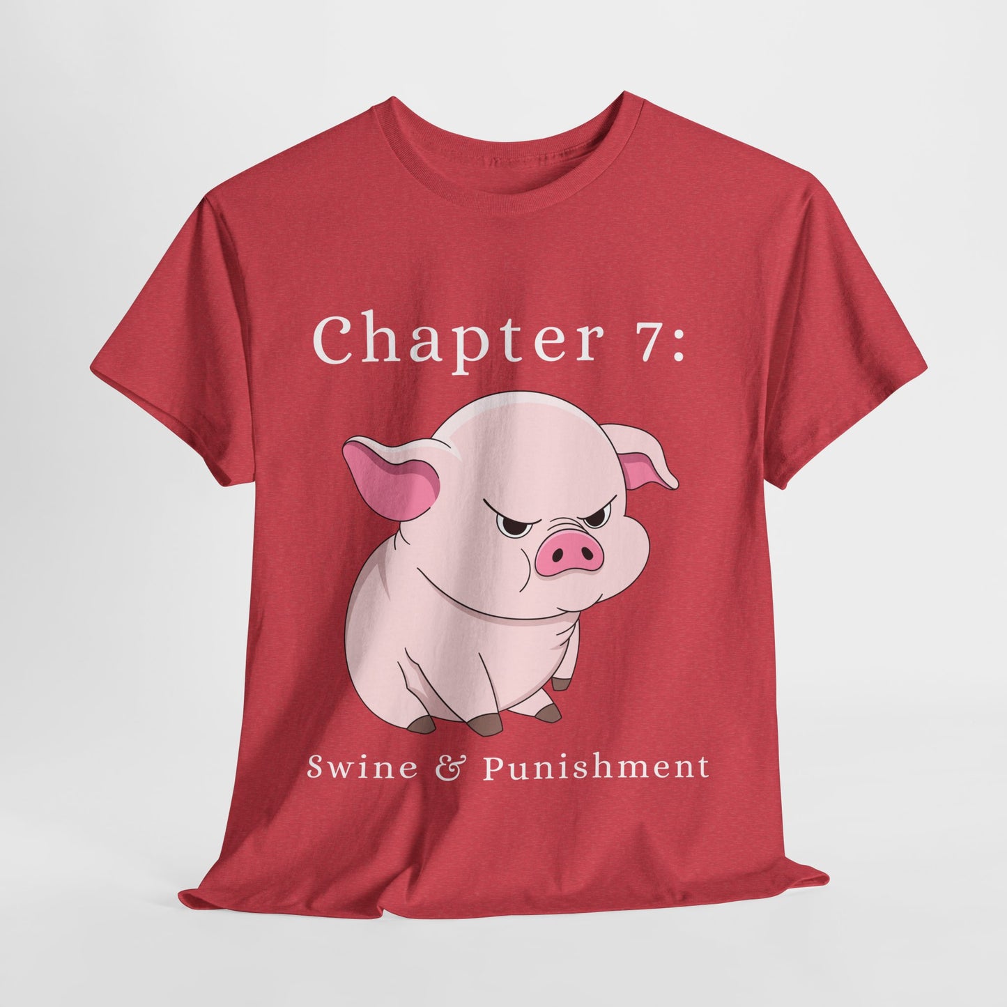 Teen/Adult Unisex Swine & Punishment Tee β Justice Served Snorty