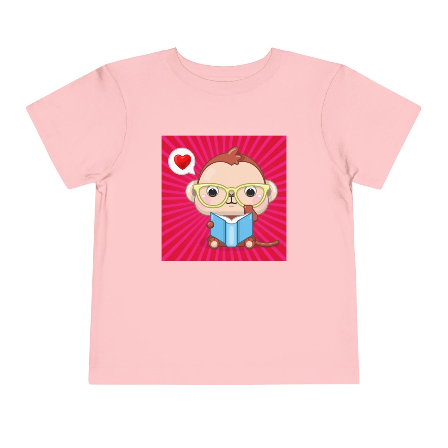 Toddler Love to Read Monkey Tee β Sweet & Smart for Little Learners
