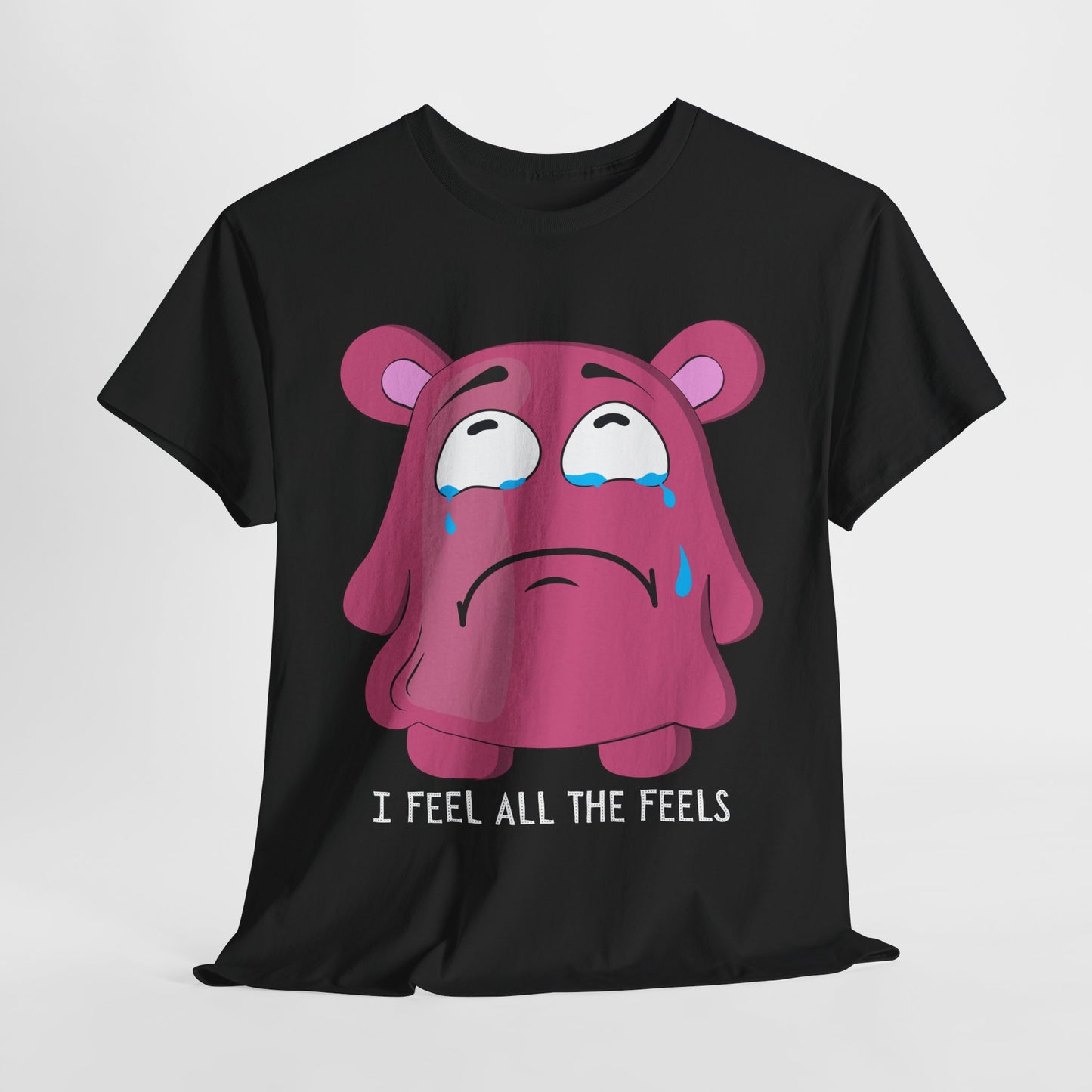 Teen/Adult Unisex “I Feel All the Feels” Tee – Emotional Reader Gift for Empaths & Bookworms