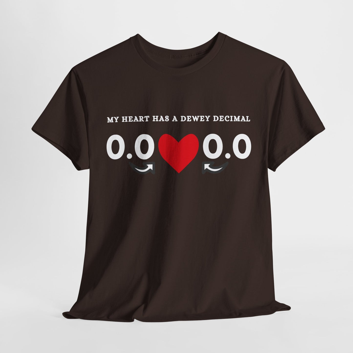 Teen/Adult Unisex Tee – My Heart Has a Dewey Decimal