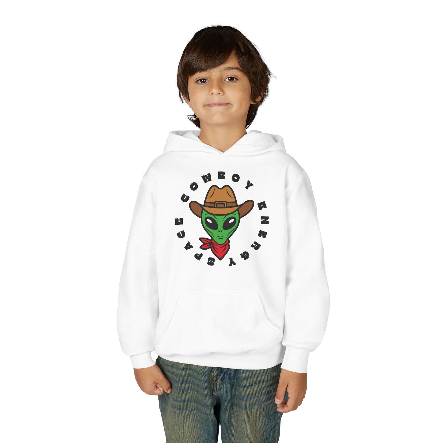 Youth Space Cowboy Energy Hoodie