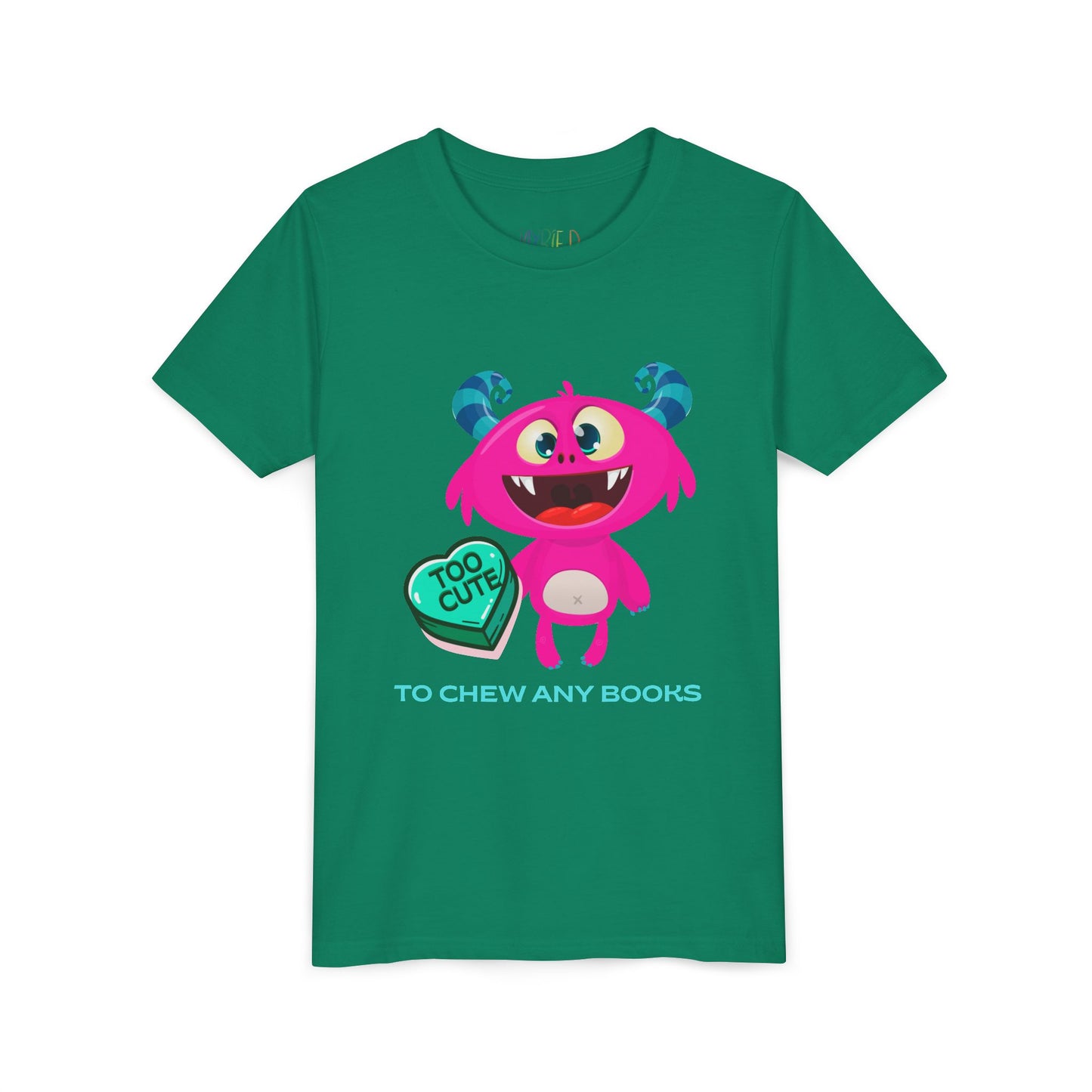 Youth Too Cute to Chew Books Tee
