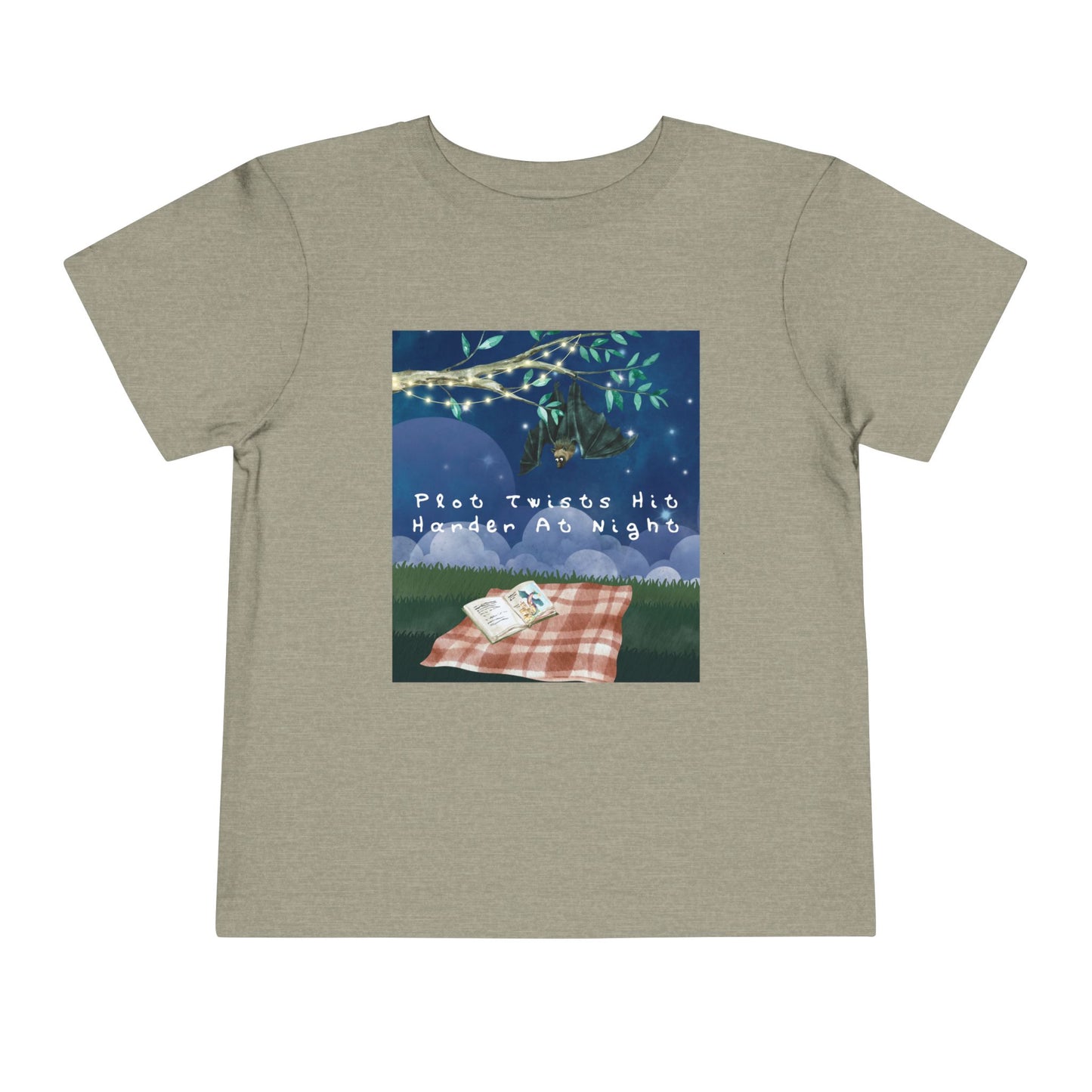 Toddler Plot Twists Hit Harder Tee β Bat Readers Gift Shirt