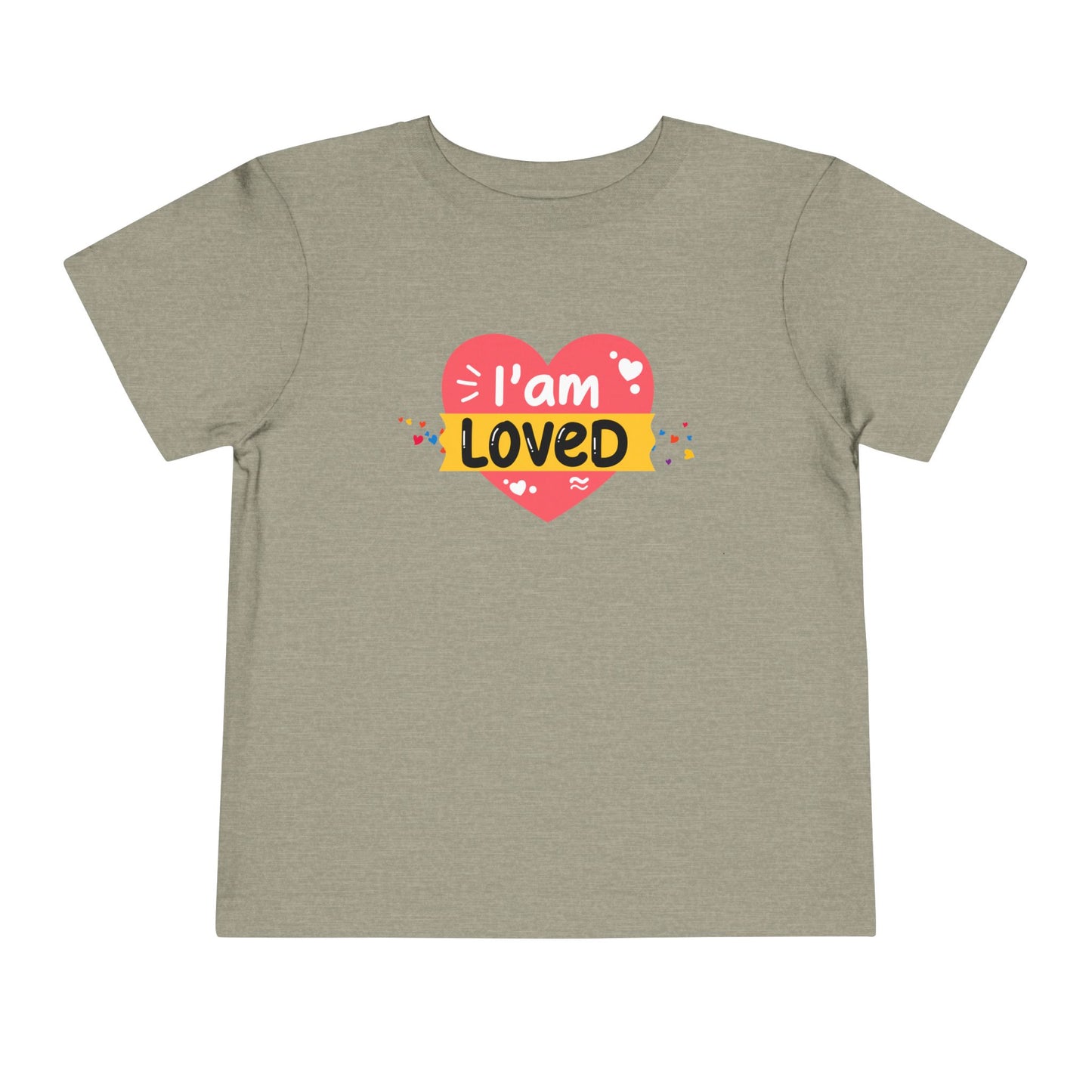 Toddler I Am Loved Tee β Affirmation Shirt for Little Ones with Big Hearts