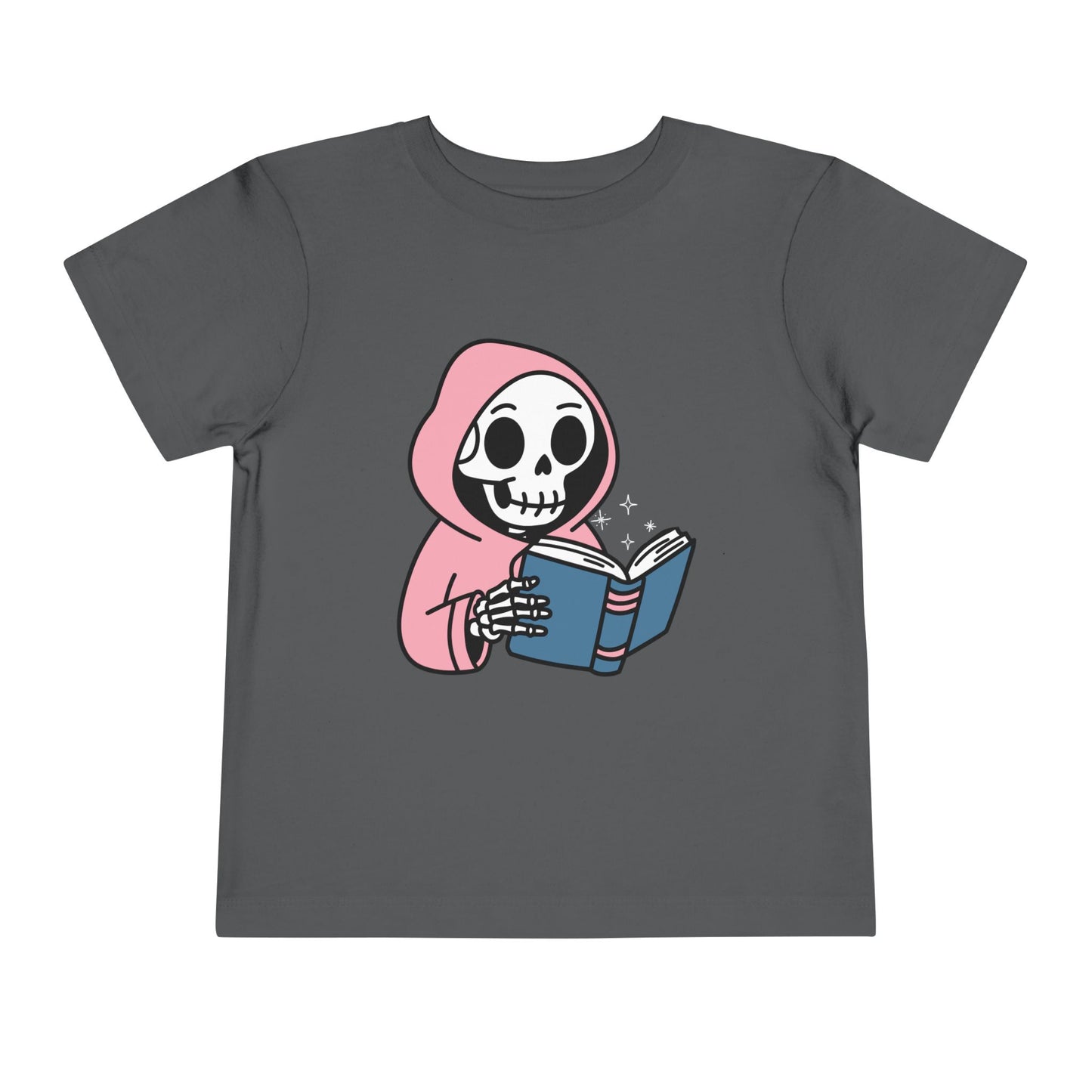 Toddler Spooky Storytime Tee β Cute Skeleton Reader Halloween Shirt