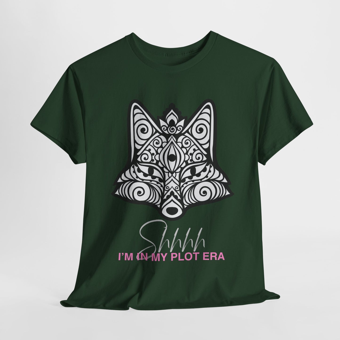 Teen/Adult Unisex β Plot Era Fox Tee β Quiet Reading Aesthetic Shirt