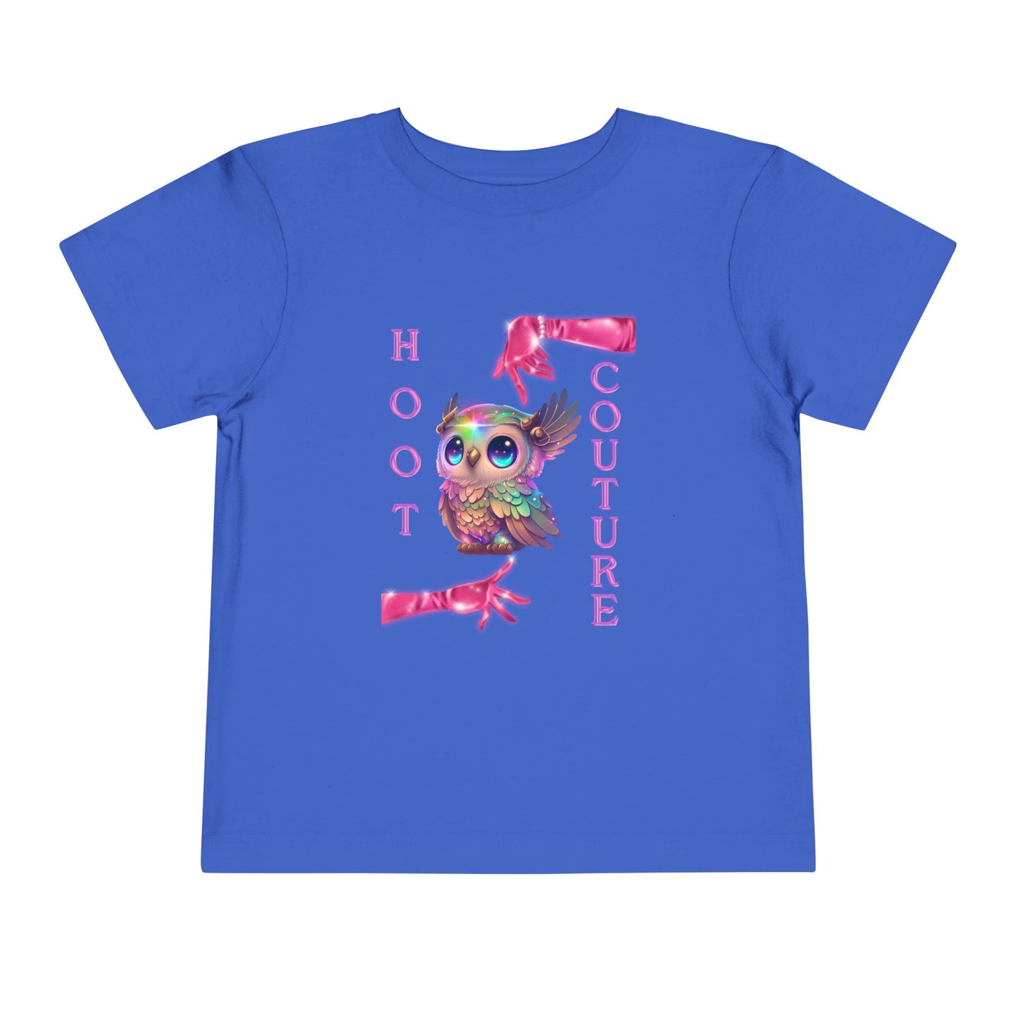 Toddler Hoot Couture Tee – Glam Owl Shirt for Little Fashion Icons
