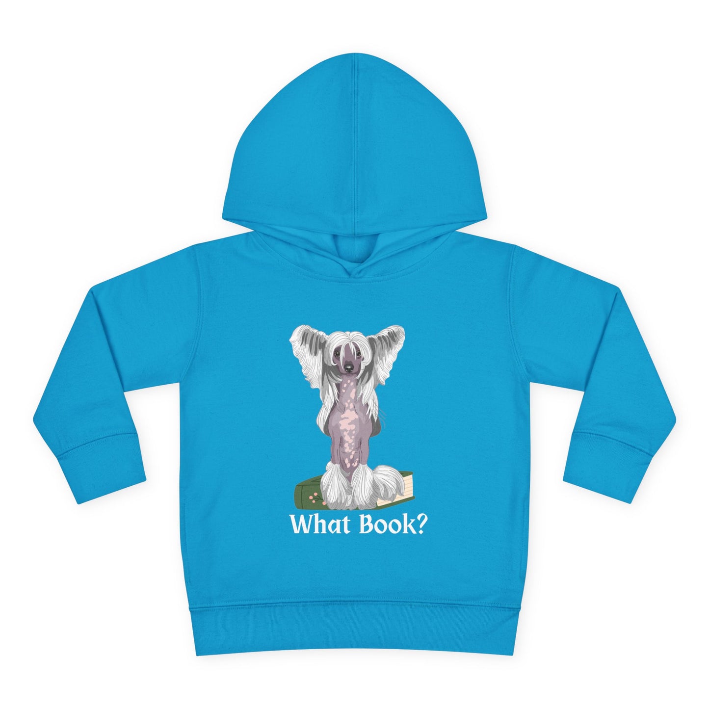 Toddler What Book? Hoodie โ Playful Pup Reader Design