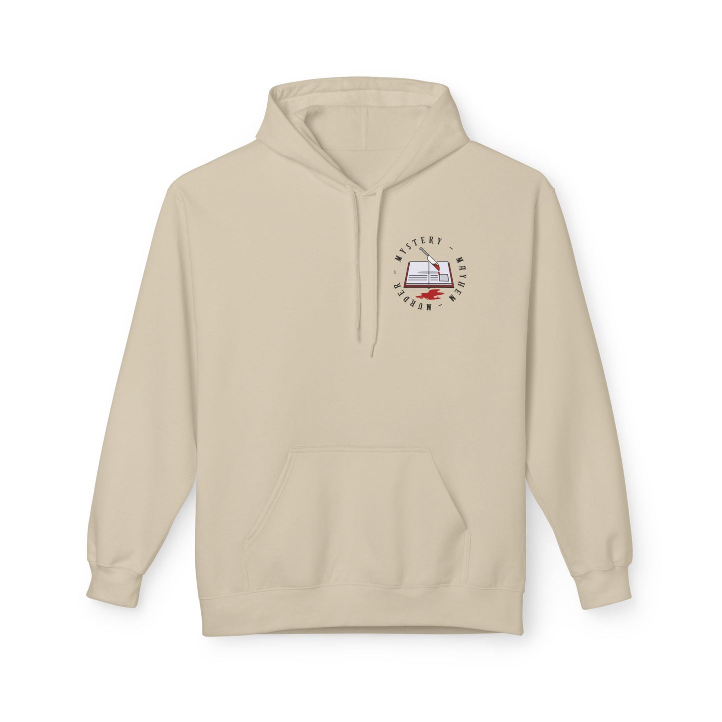 Teen/Adult Unisex Mystery Mayhem Murder Hoodie – Dark Book Lover Design