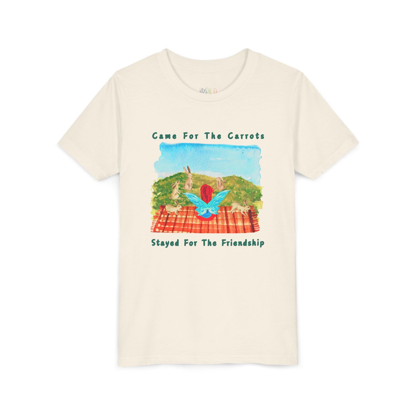 Youth Came for the Carrots, Stayed for the Friendship Tee – Snack Together, Stick Together
