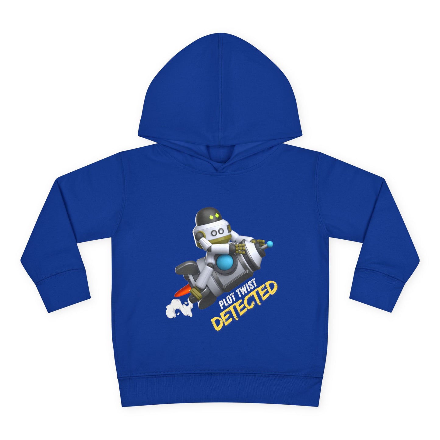 Toddler Plot Twist Detected Hoodie – Adventure Robot Design