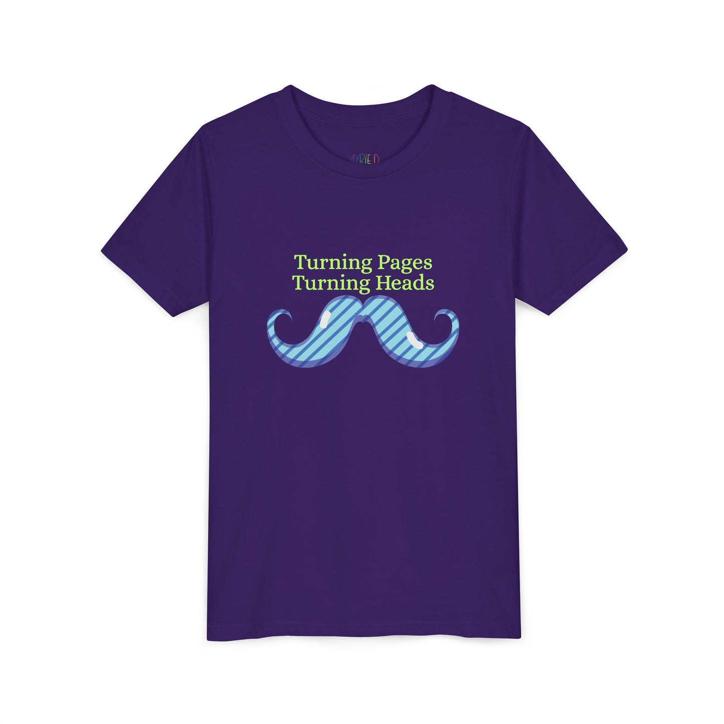Youth Turning Pages, Turning Heads Tee – Stylish Gift for Young Readers with Flair, For kids who know that confidence and books go hand in hand!