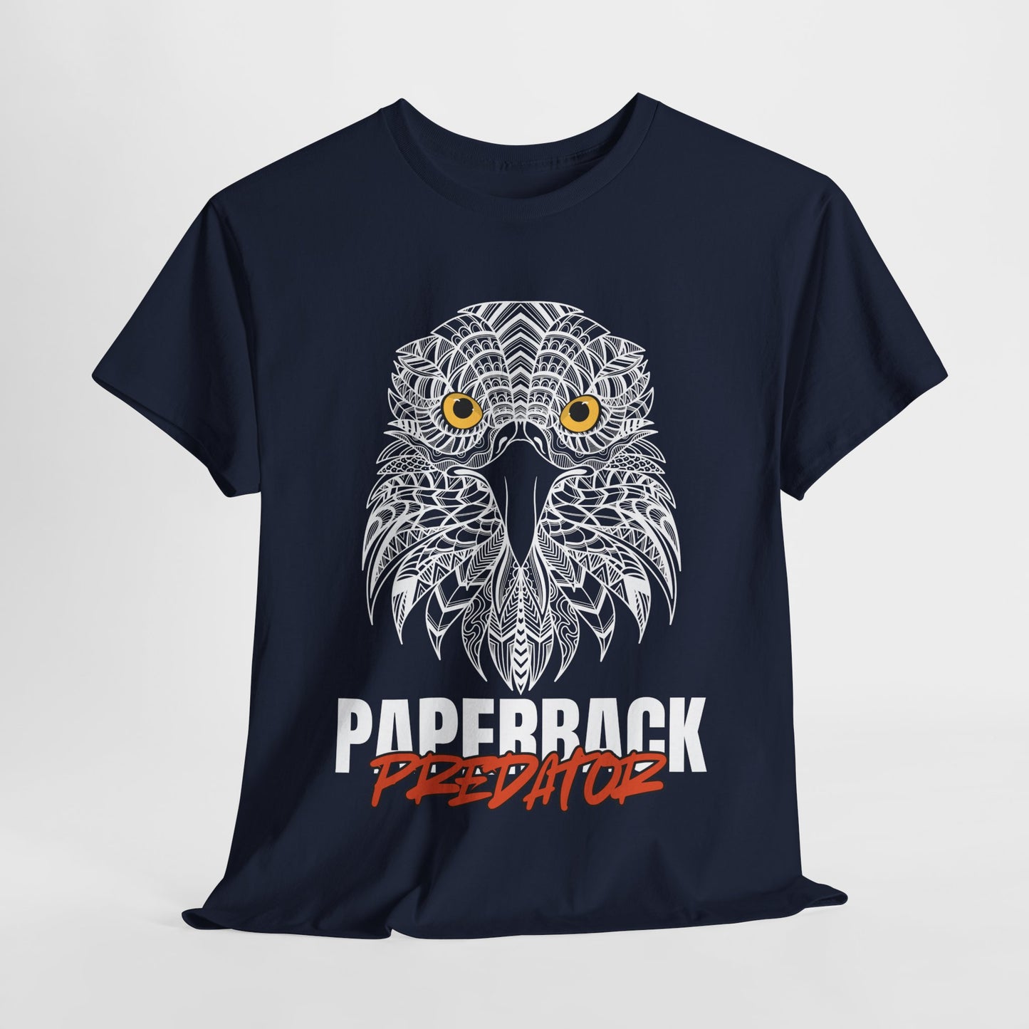 Teen/Adult Unisex β Paperback Predator Tee β Fierce Hawk Book Shirt