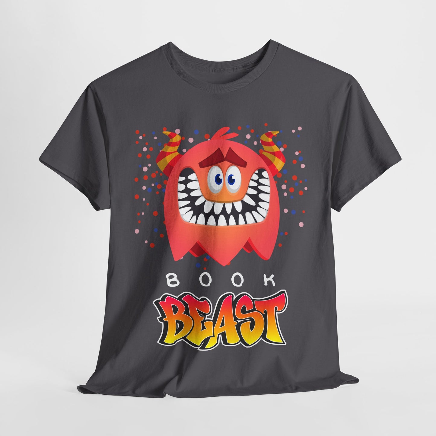 Teen/Adult Unisex Book Beast – Fierce & Fun Reading Monster Tee
