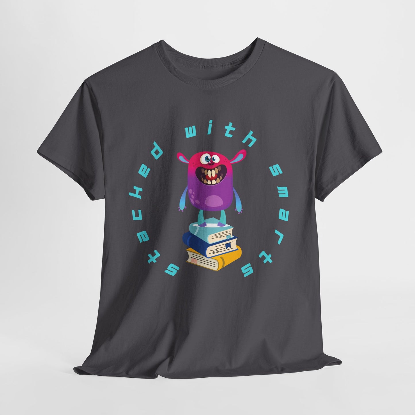 Teen/Adult Unisex “Stacked With Smarts” Tee – Clever Book Lover Shirt for Readers & Thinkers