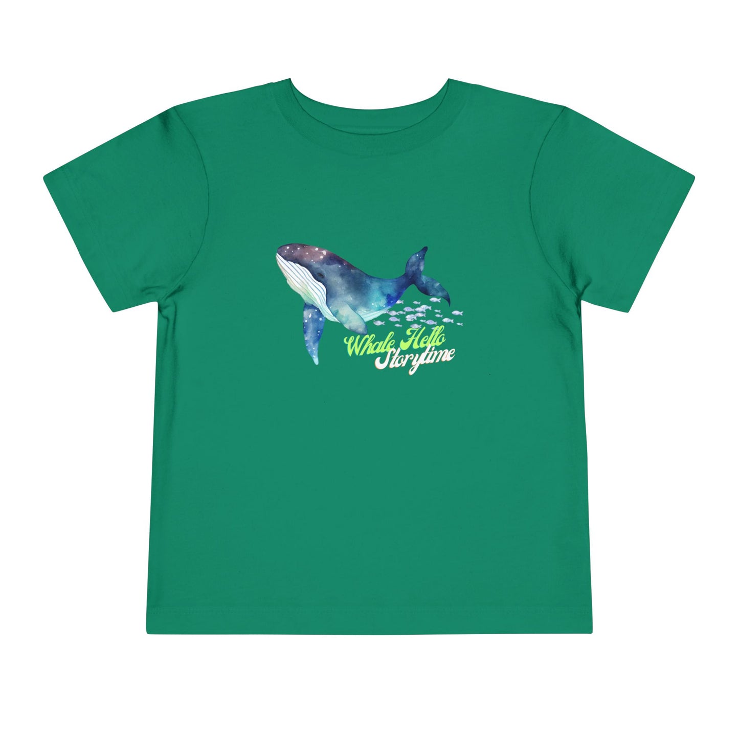 Toddler Whale Hello Storytime Tee β Cosmic Whale Shirt for Readers & Dreamers