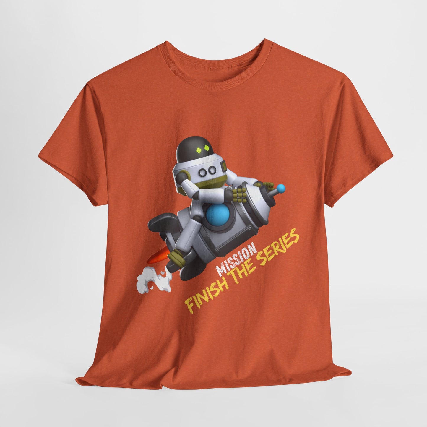 Teen/Adult Unisex Mission: Finish the Series Tee – Reading Motivation for Series Completionists