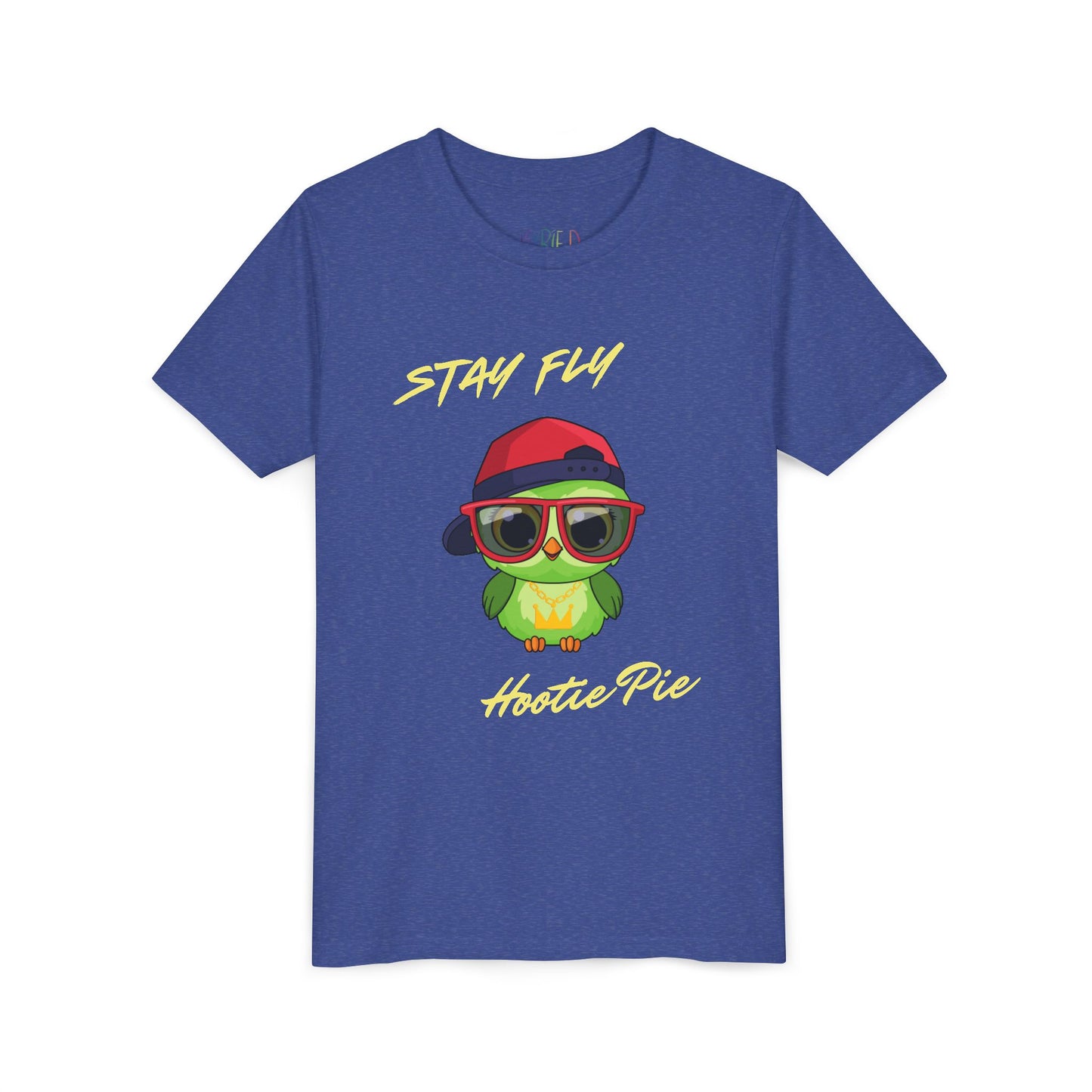 Youth Stay Fly Hootie Pie Tee – Funny Owl Shirt for Cool Kids, Retro Streetwear Style