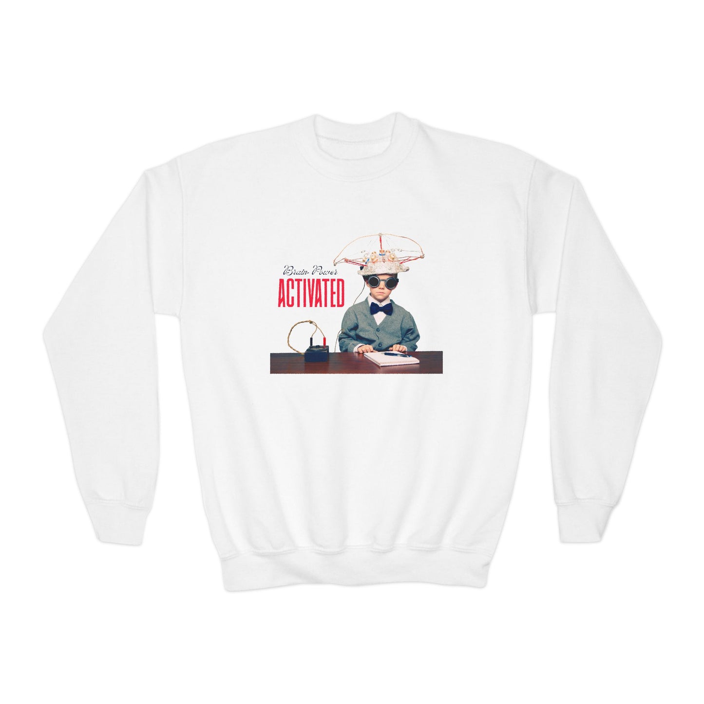 Youth Brain Power Activated Sweatshirt – Smart, Silly & Supercharged!