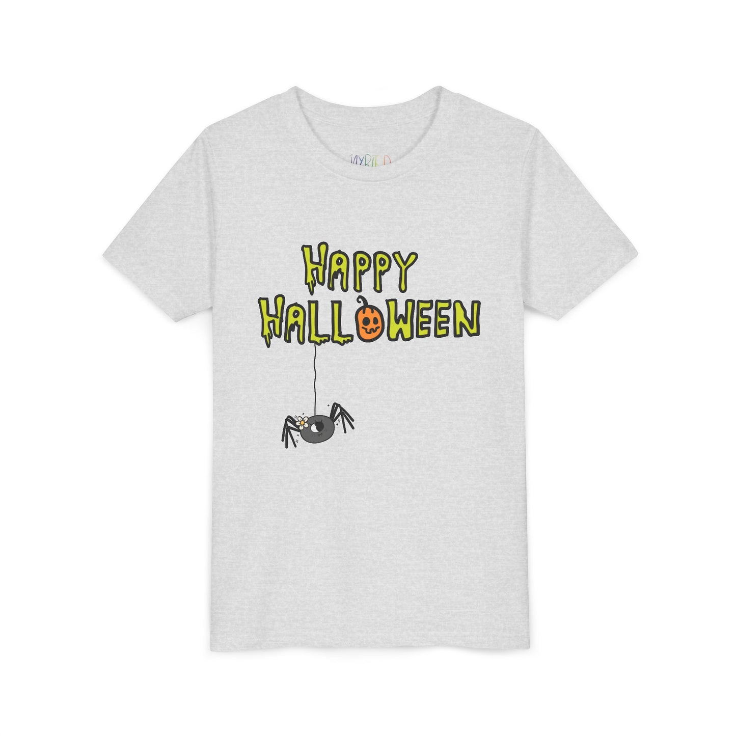Youth Halloween Spider Tee β Fun & Festive for Kids Who Love Spooky Season