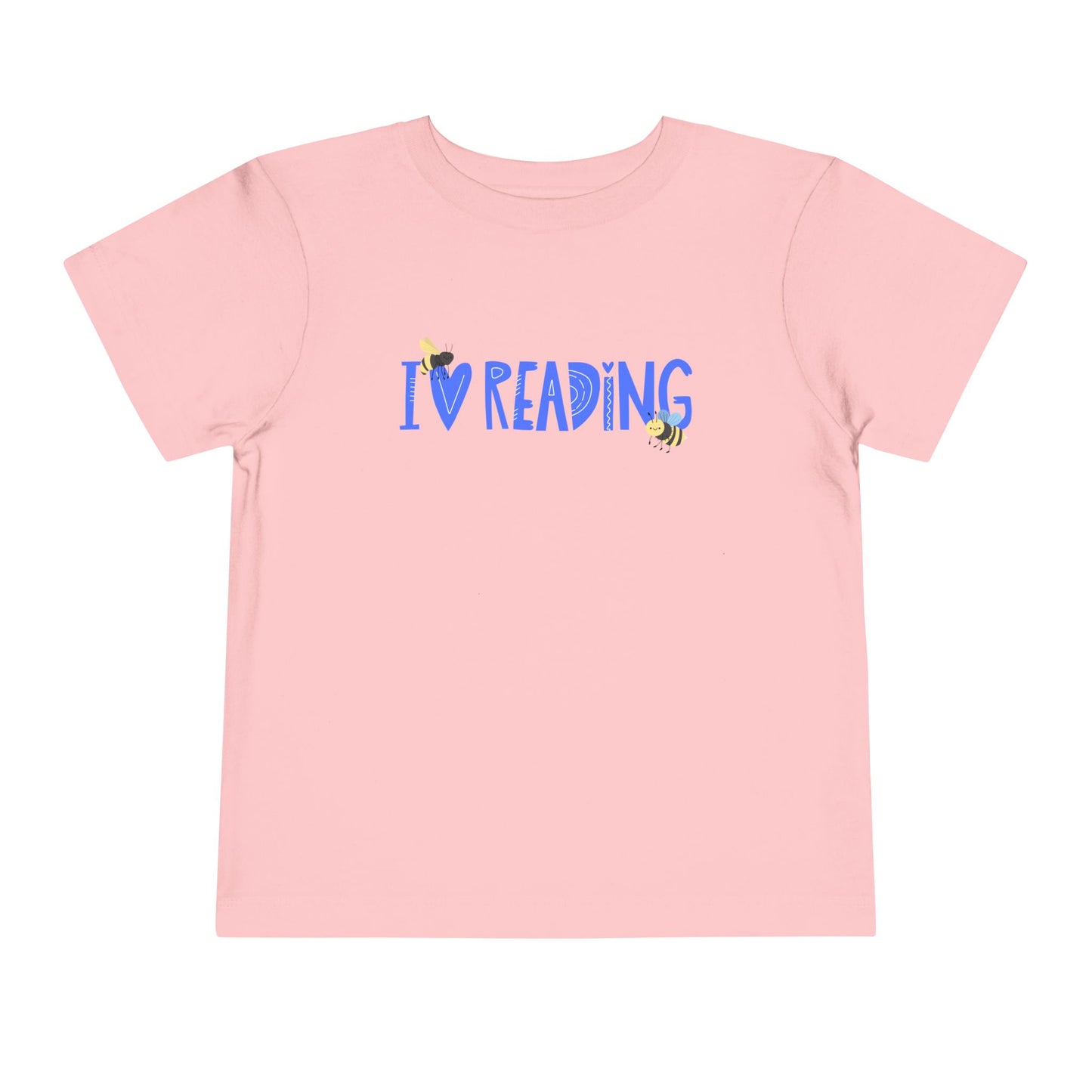 Toddler I Love Reading Tee – Bee-Inspired Book Shirt for Little Learners