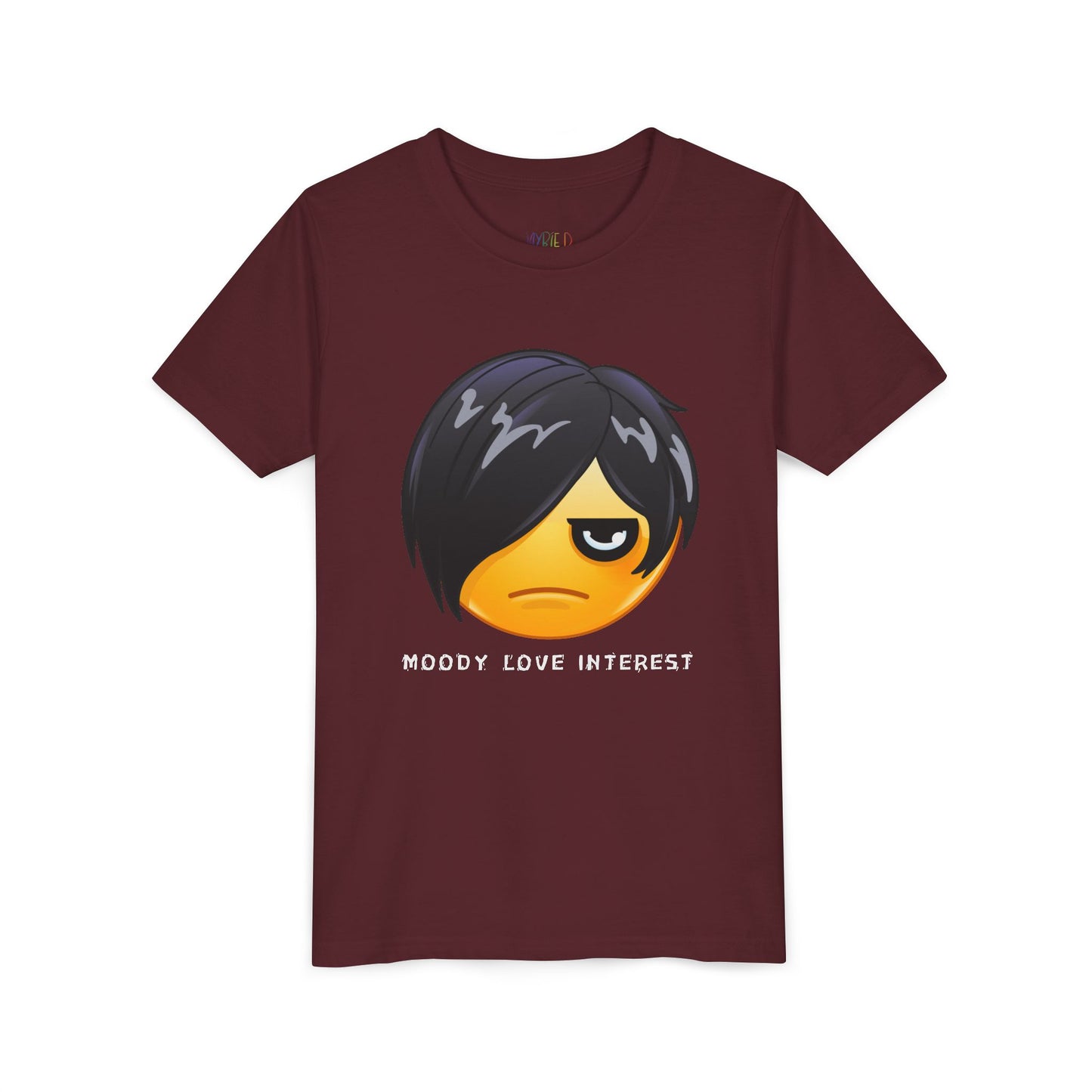 Youth Moody Love Interest T-Shirt – Dramatic Vibes for Young Rom-Com Fans