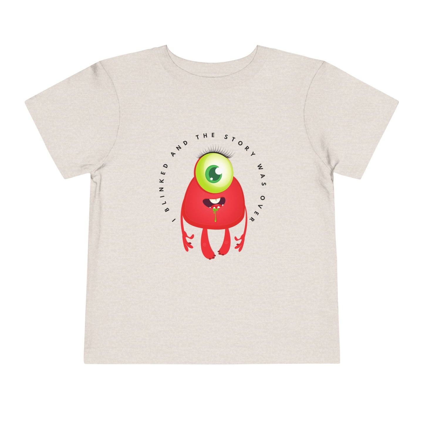 Toddler I Blinked Book Tee
