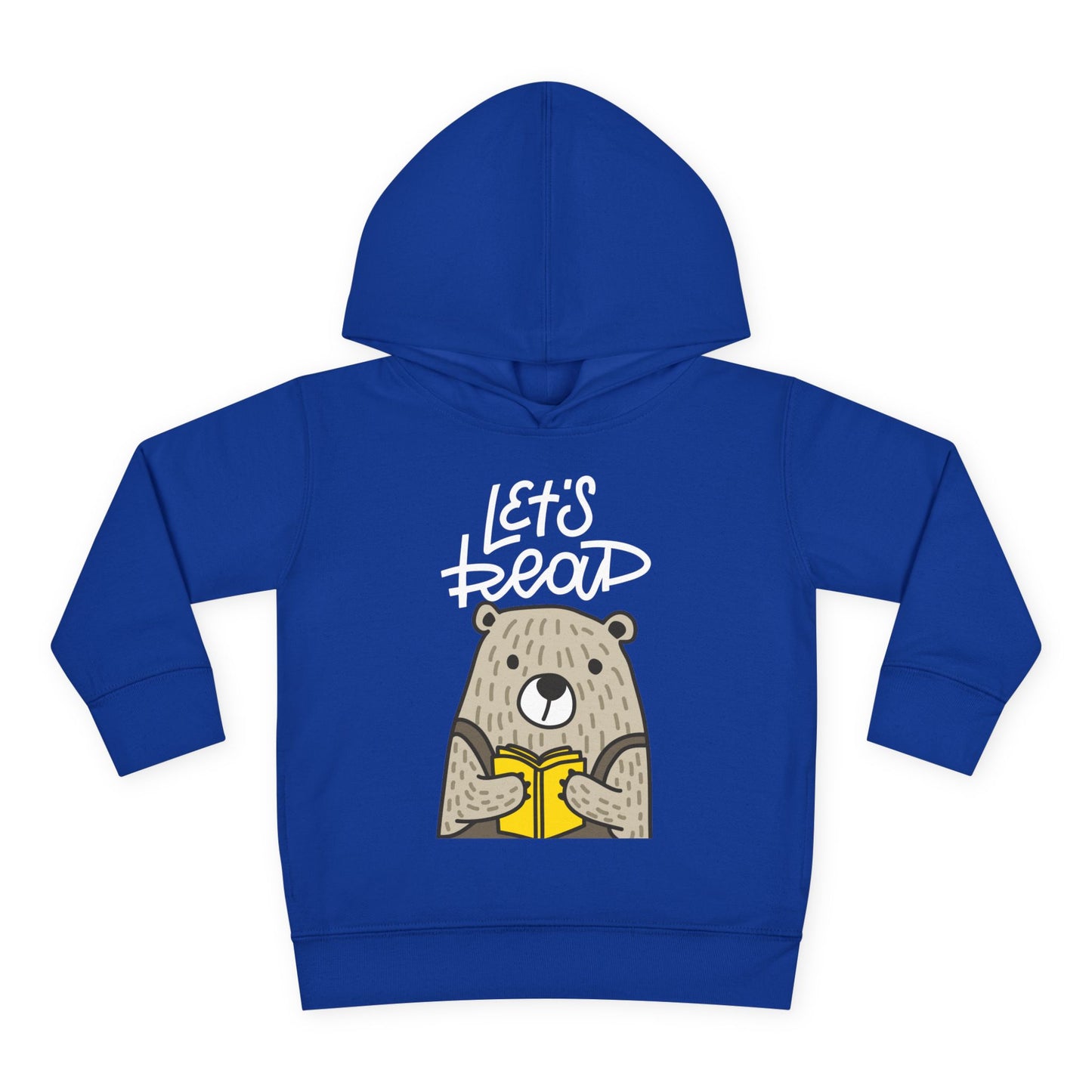 Toddler Let’s Read Hoodie – Friendly Bear Book Design