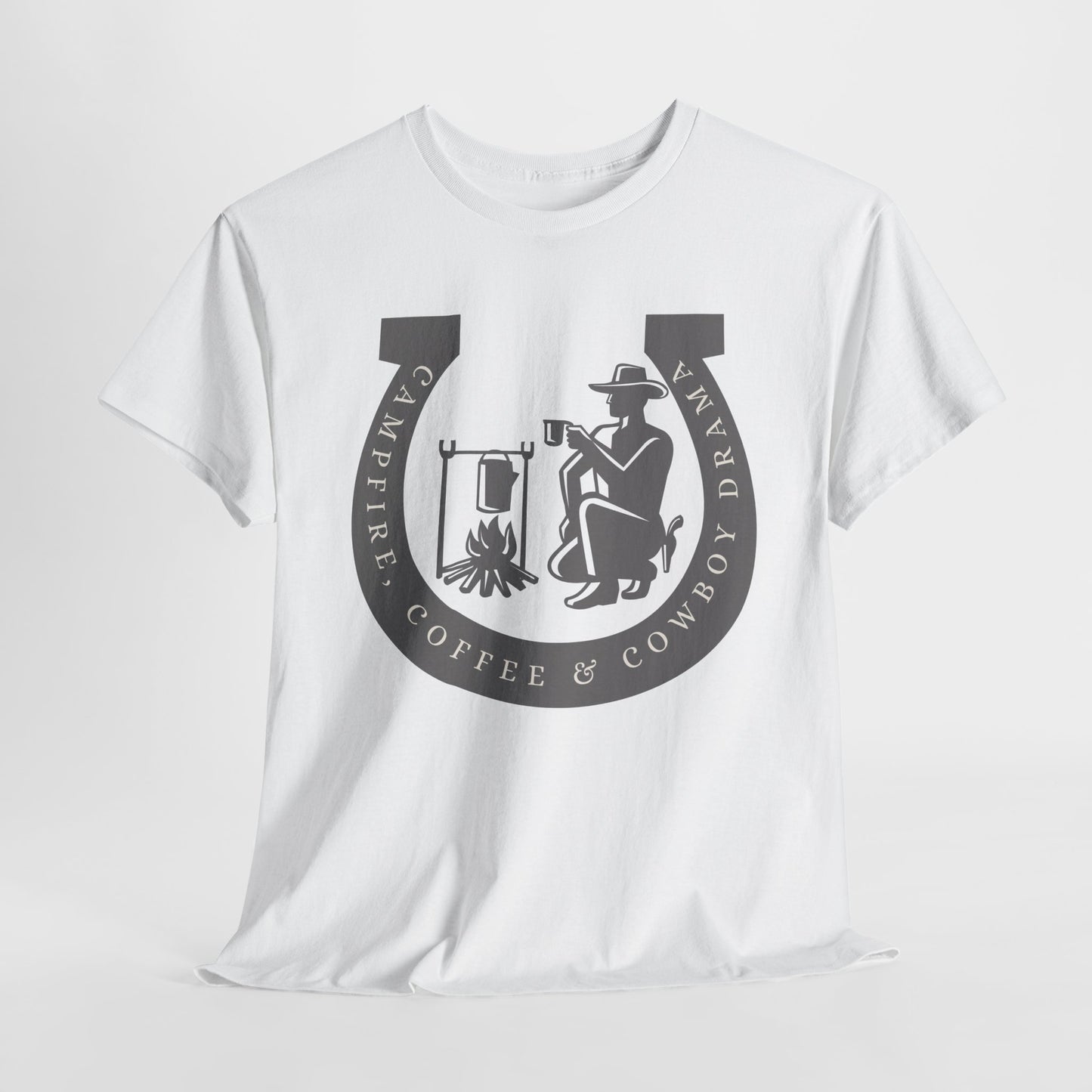 Teen/Adult Unisex Tee – Campfire, Coffee & Cowboy Drama