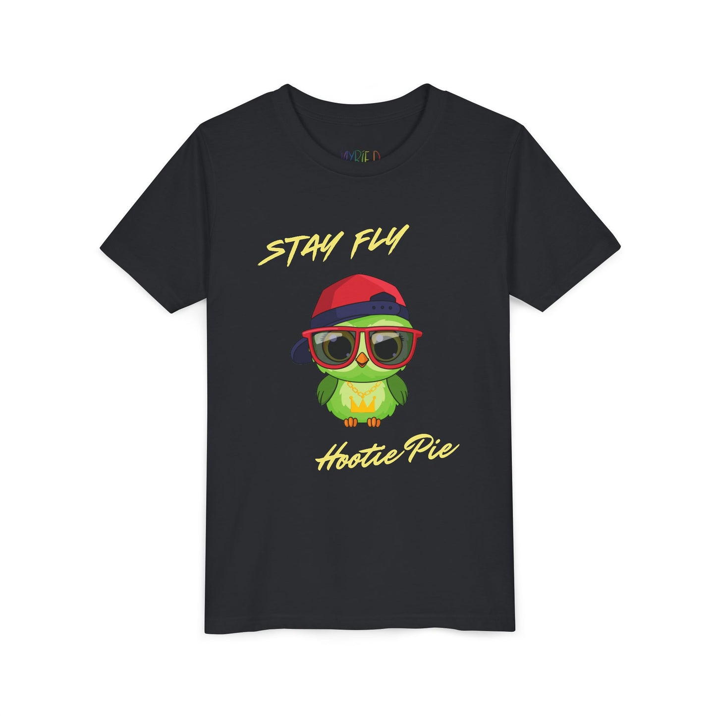 Youth Stay Fly Hootie Pie Tee – Funny Owl Shirt for Cool Kids, Retro Streetwear Style