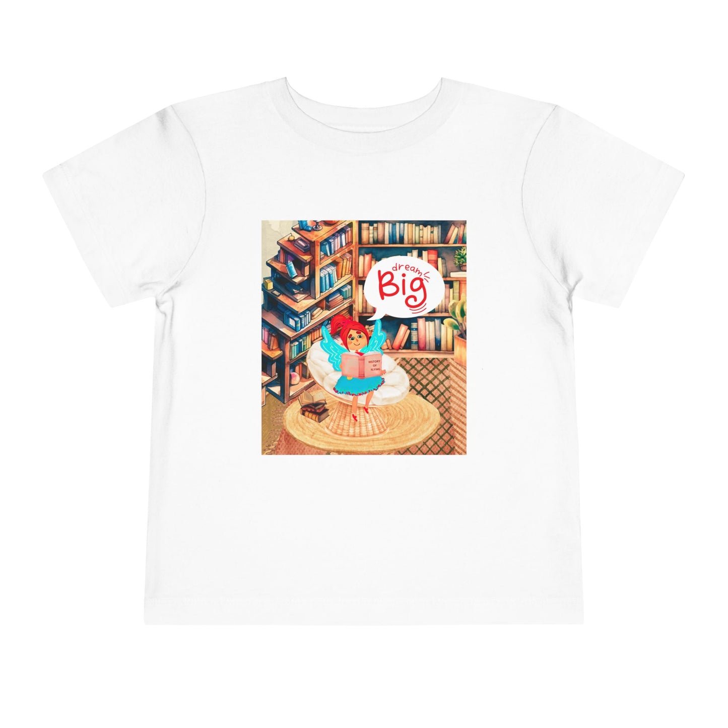 Toddler Dream Big Tee β Mei-Mei Book Nook Shirt for Little Visionaries