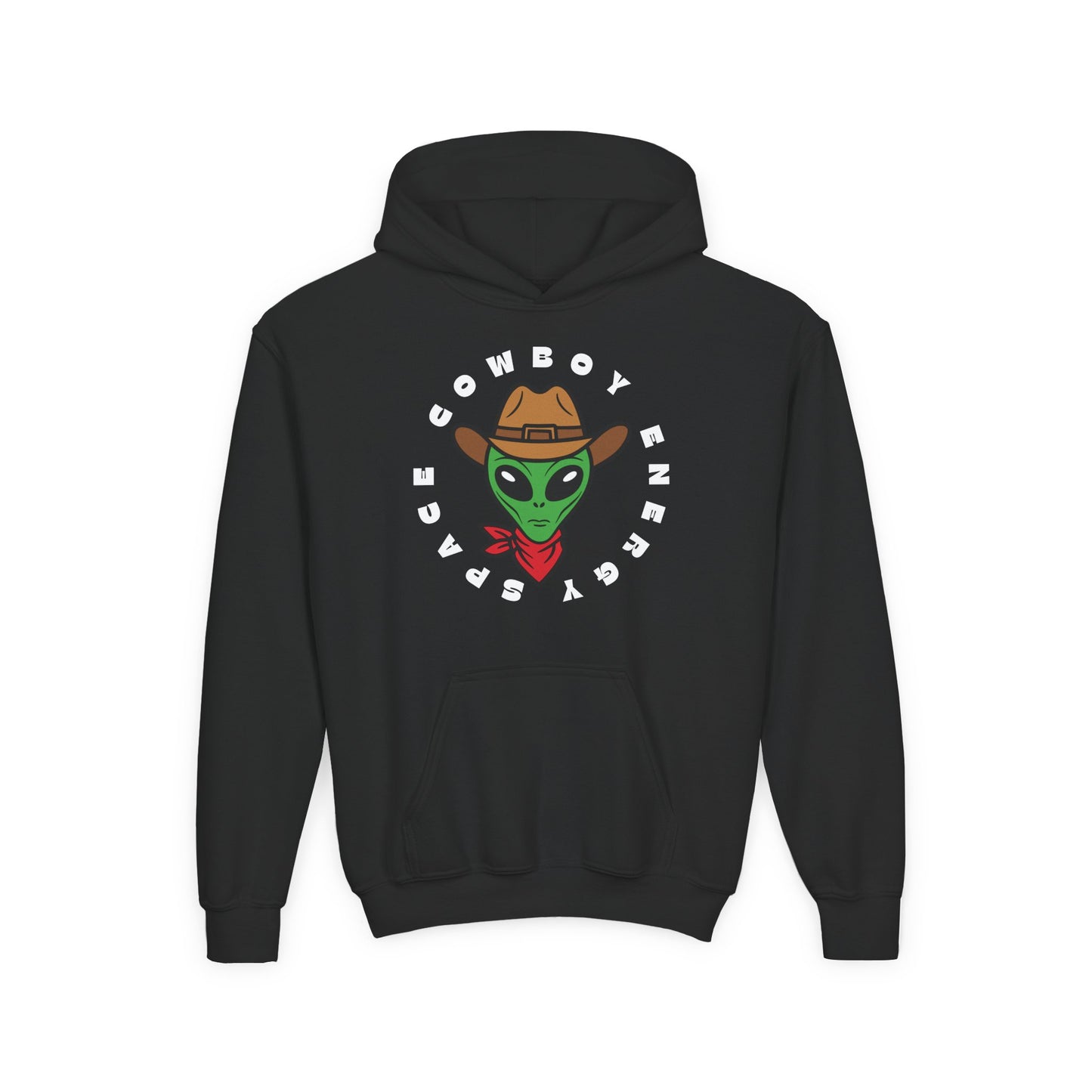 Youth Space Cowboy Energy Hoodie β Yeehaw From the Stars!