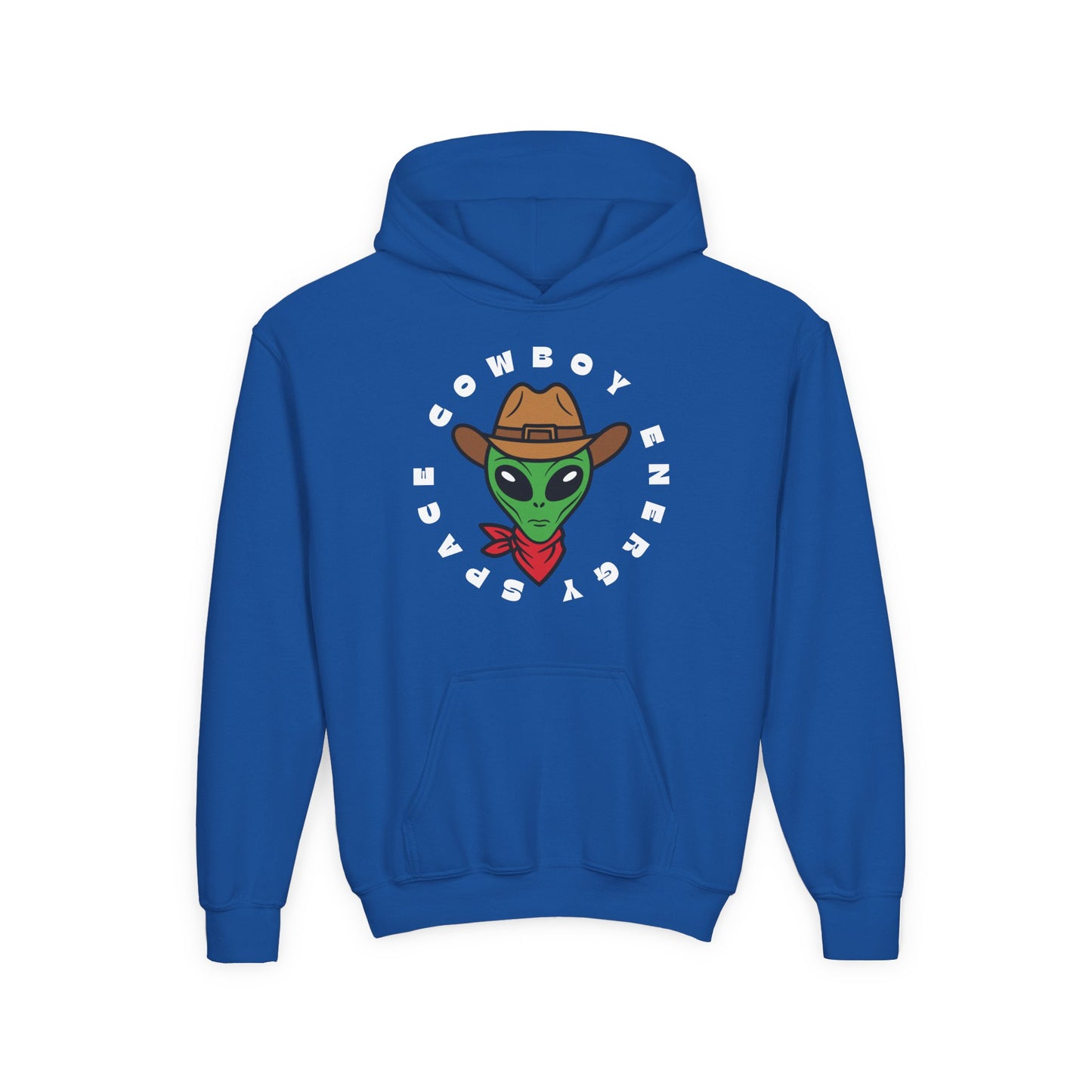 Youth Space Cowboy Energy Hoodie β Yeehaw From the Stars!
