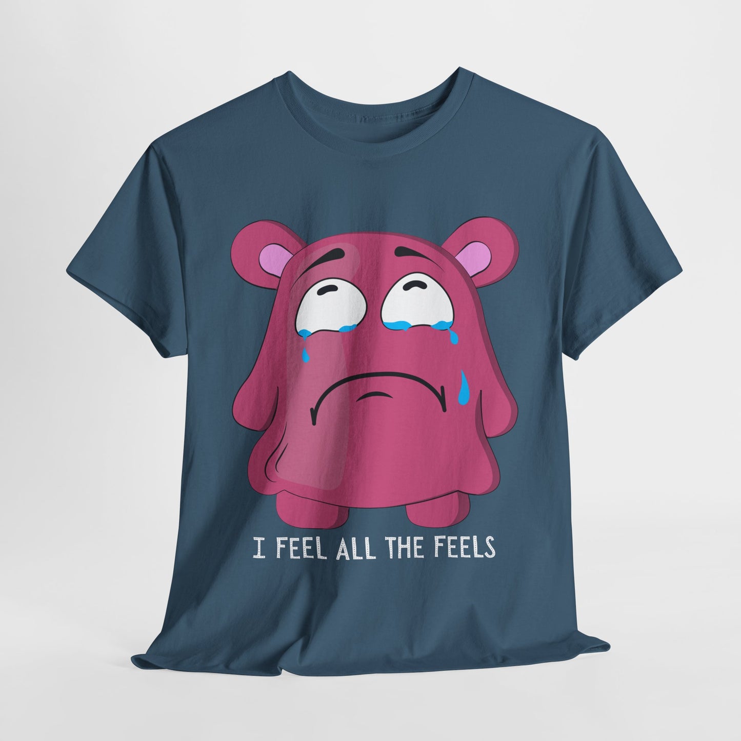 Teen/Adult Unisex “I Feel All the Feels” Tee – Emotional Reader Gift for Empaths & Bookworms