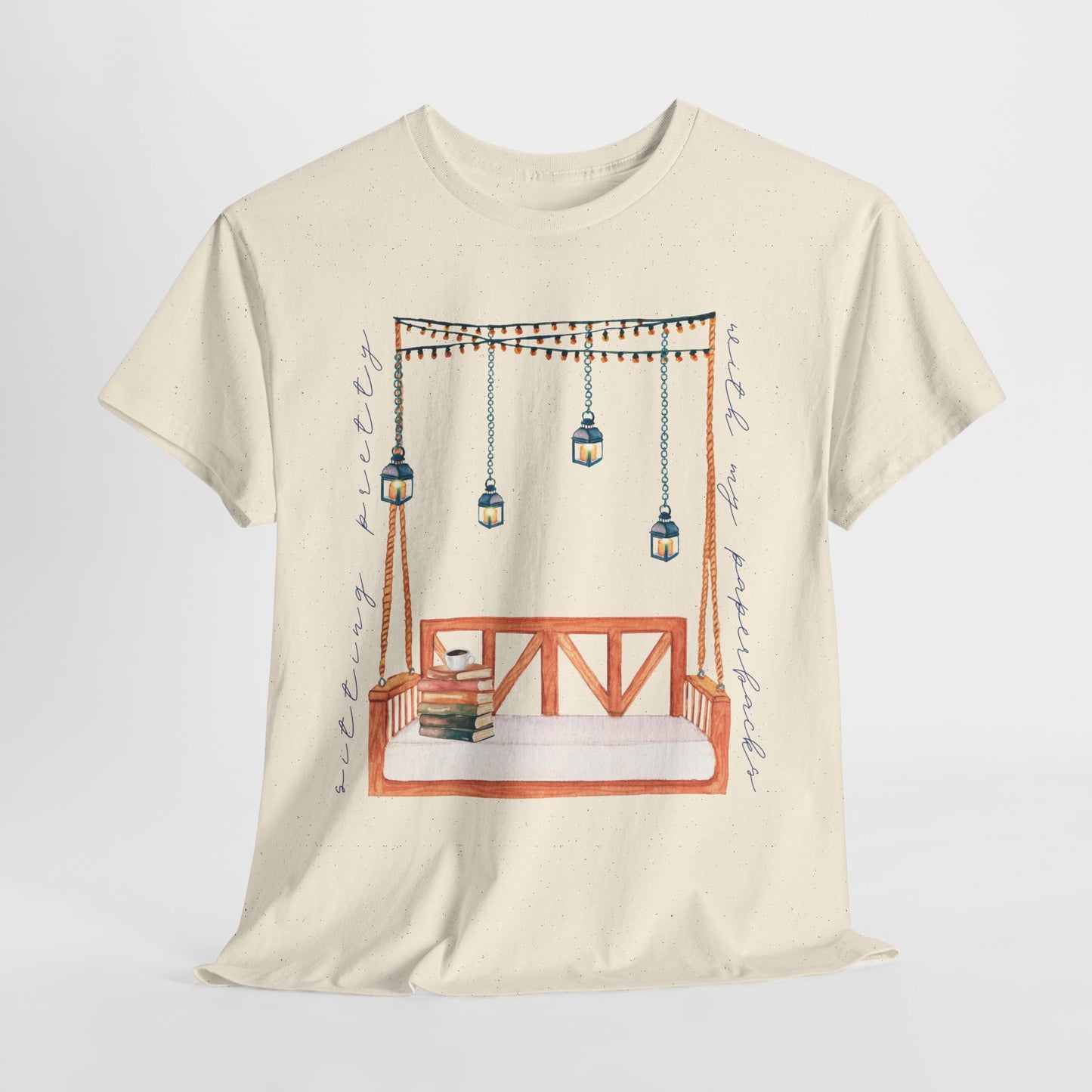 Teen/Adult Unisex Tee β Sitting Pretty With My Paperbacks