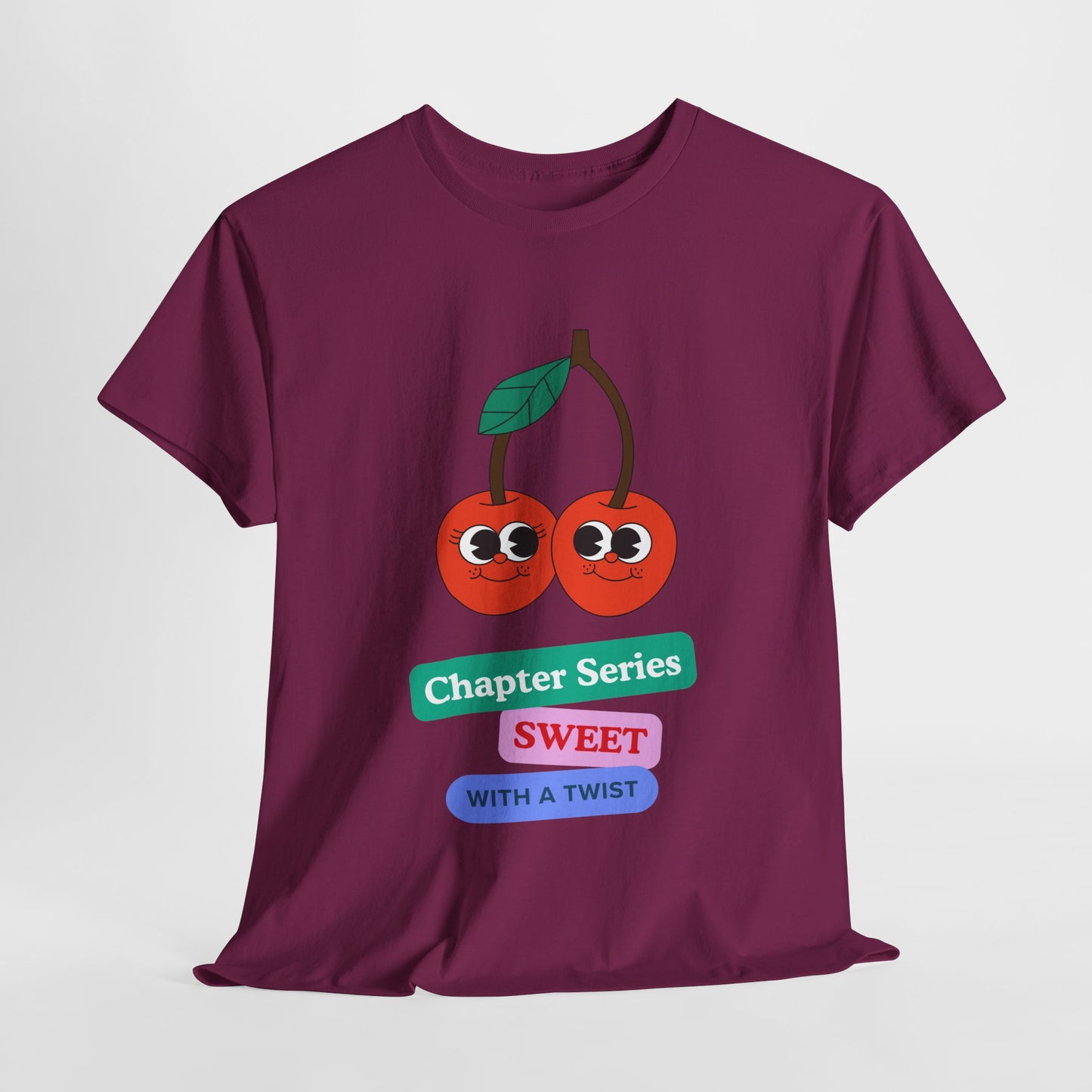 Teen/Adult Unisex Chapter Series – Sweet With a Twist Tee – A Juicy Pick for Book Series Fans