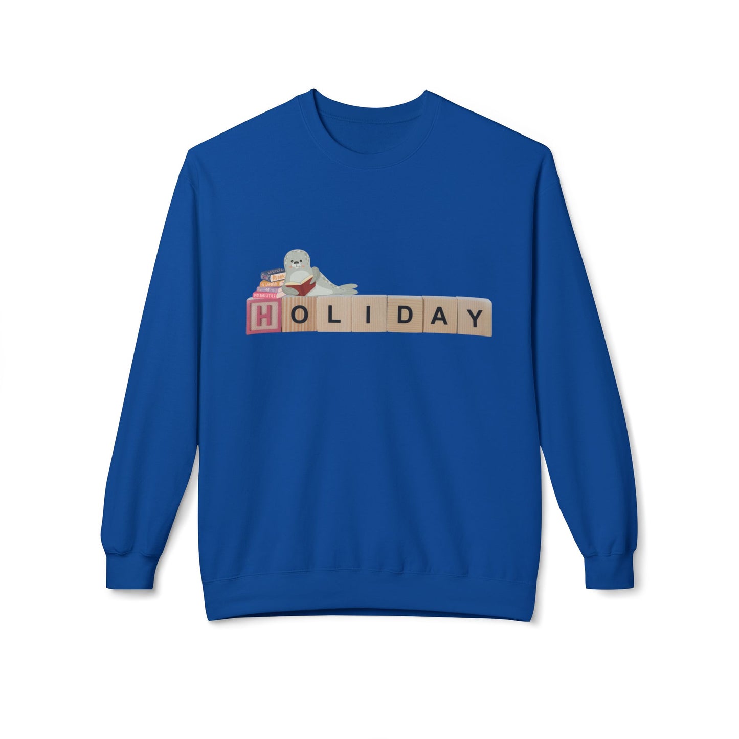 Teen/Adult Unisex Holiday Sweatshirt β Cozy Reading Break Design for Book Lovers