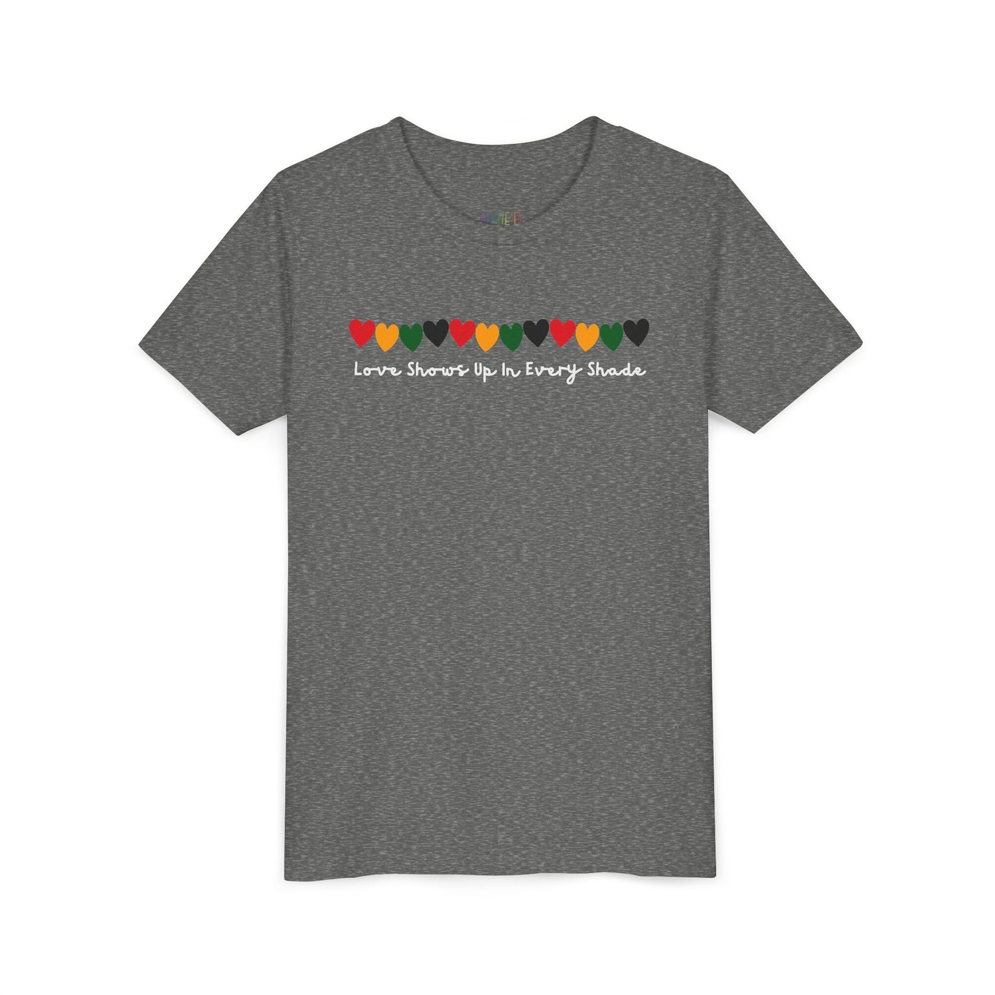 Youth Love Shows Up in Every Shade Tee – Celebrate Every Color of Love