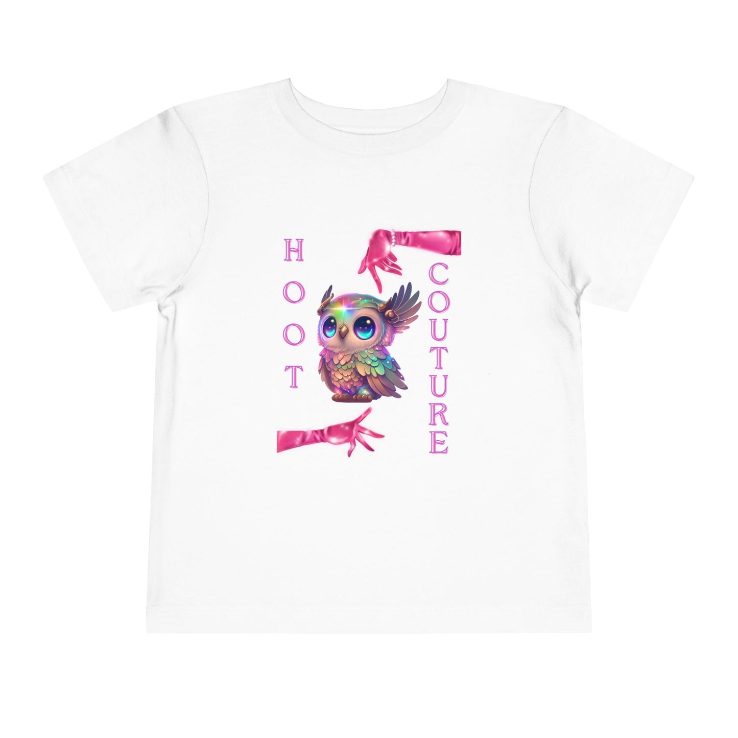 Toddler Hoot Couture Tee – Glam Owl Shirt for Little Fashion Icons