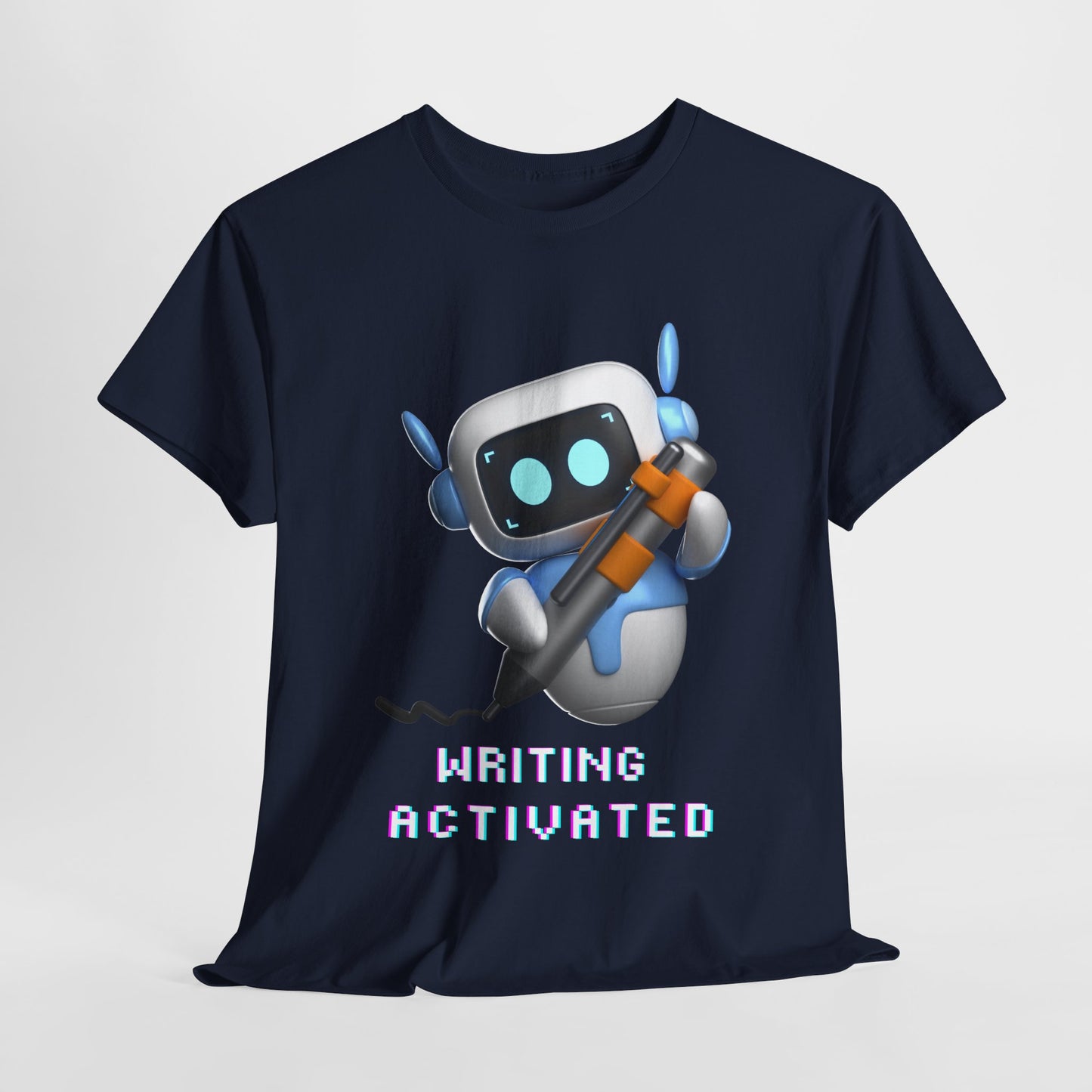 Teen/Adult Unisex Writing Activated Tee – Geeky-Cool Motivation for Story Starters & Scribblers