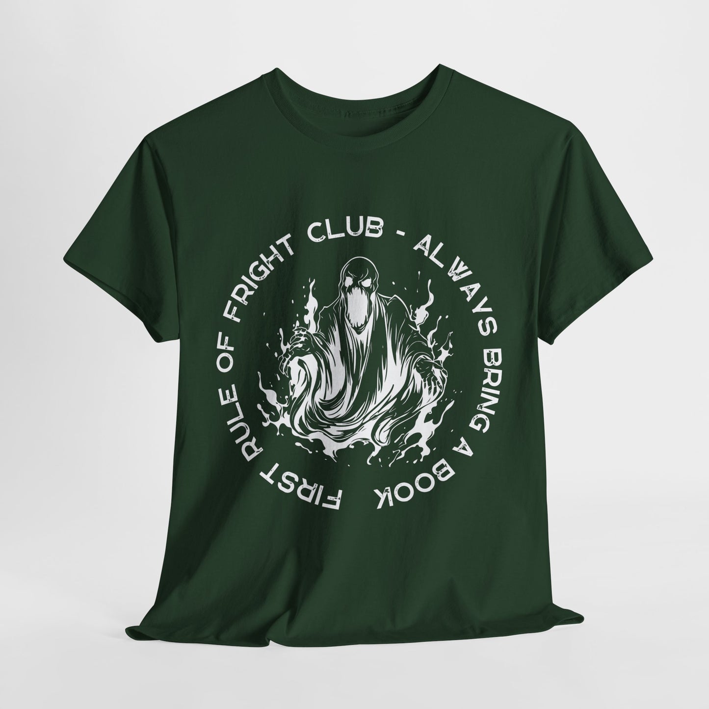 Teen/Adult Unisex First Rule of Fright Club T-Shirt β Horror Reader Graphic Tee