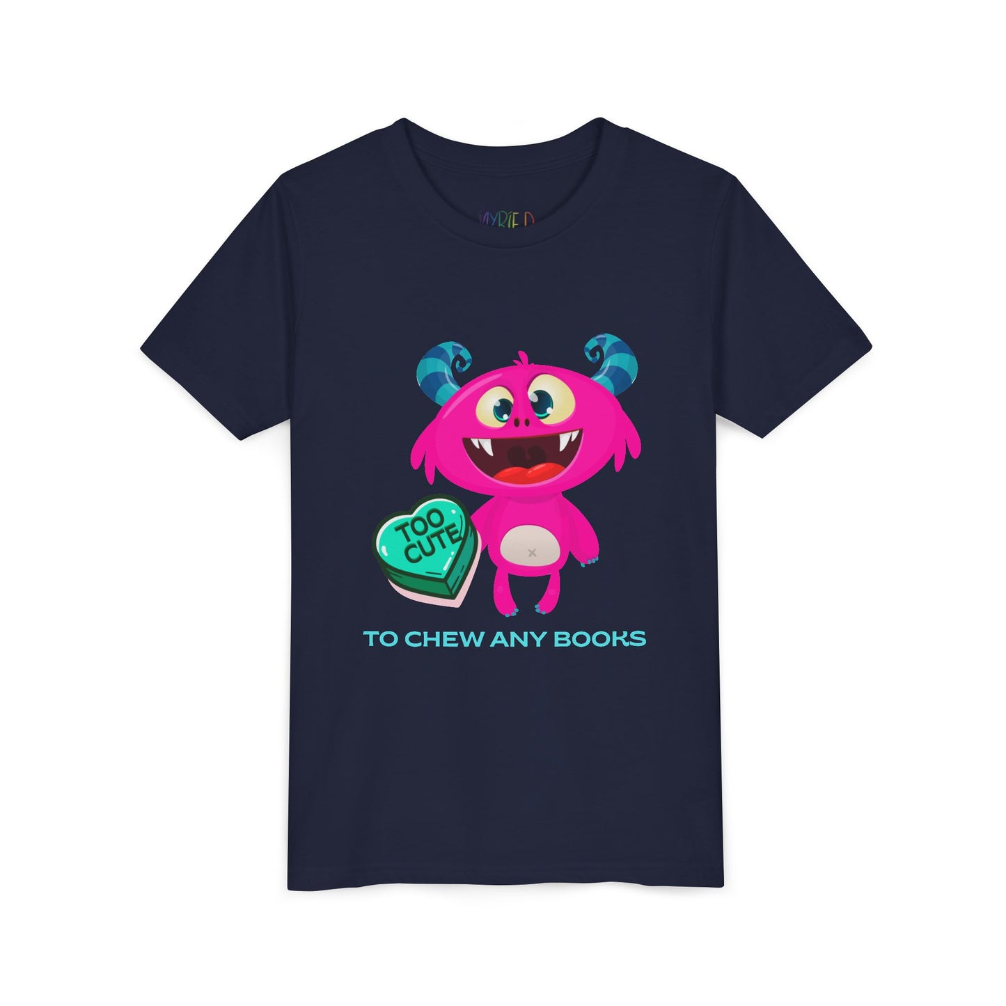Youth Too Cute to Chew Books Tee
