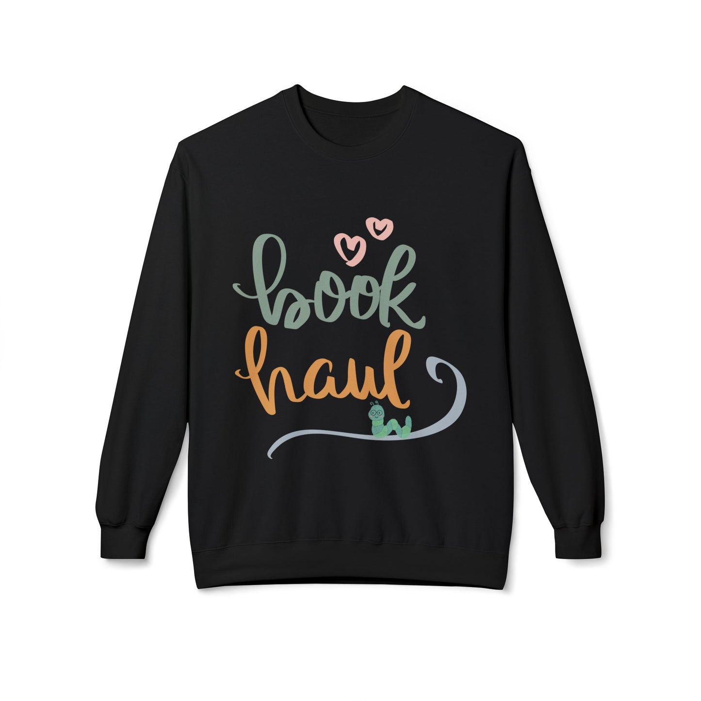 Teen/Adult Unisex Book Haul Sweatshirt – Cute Bookworm Crewneck for Readers & Collectors