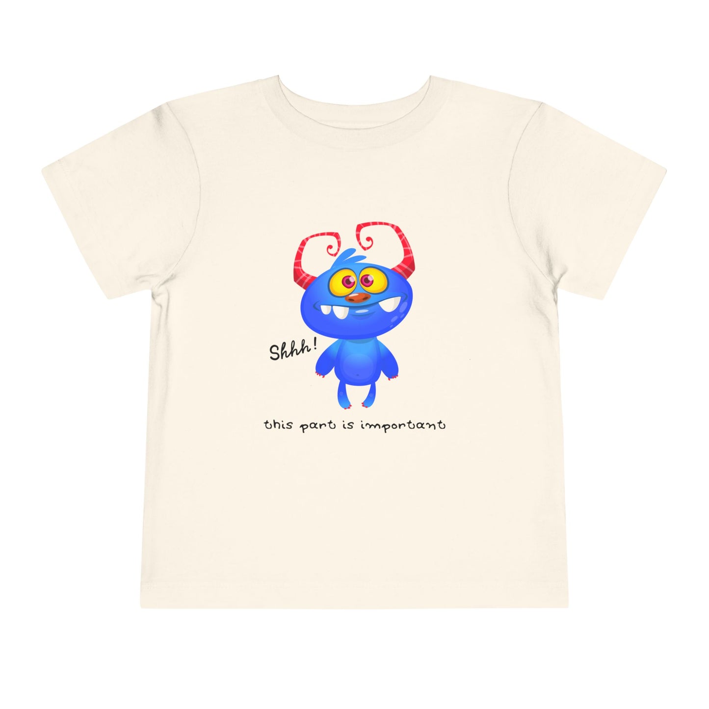 Toddler Shhh This Part Is Important Tee