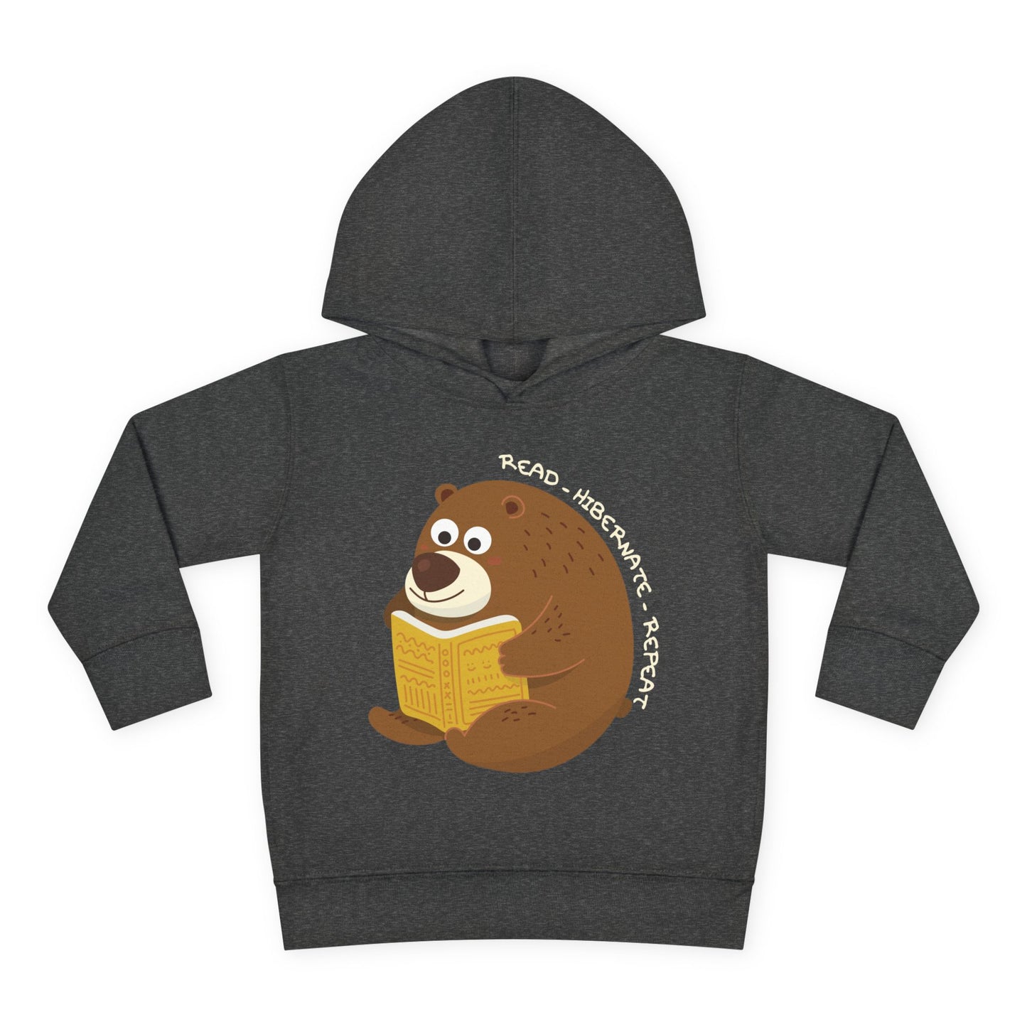 Toddler Read Hibernate Repeat Hoodie – Cozy Bear Book Design