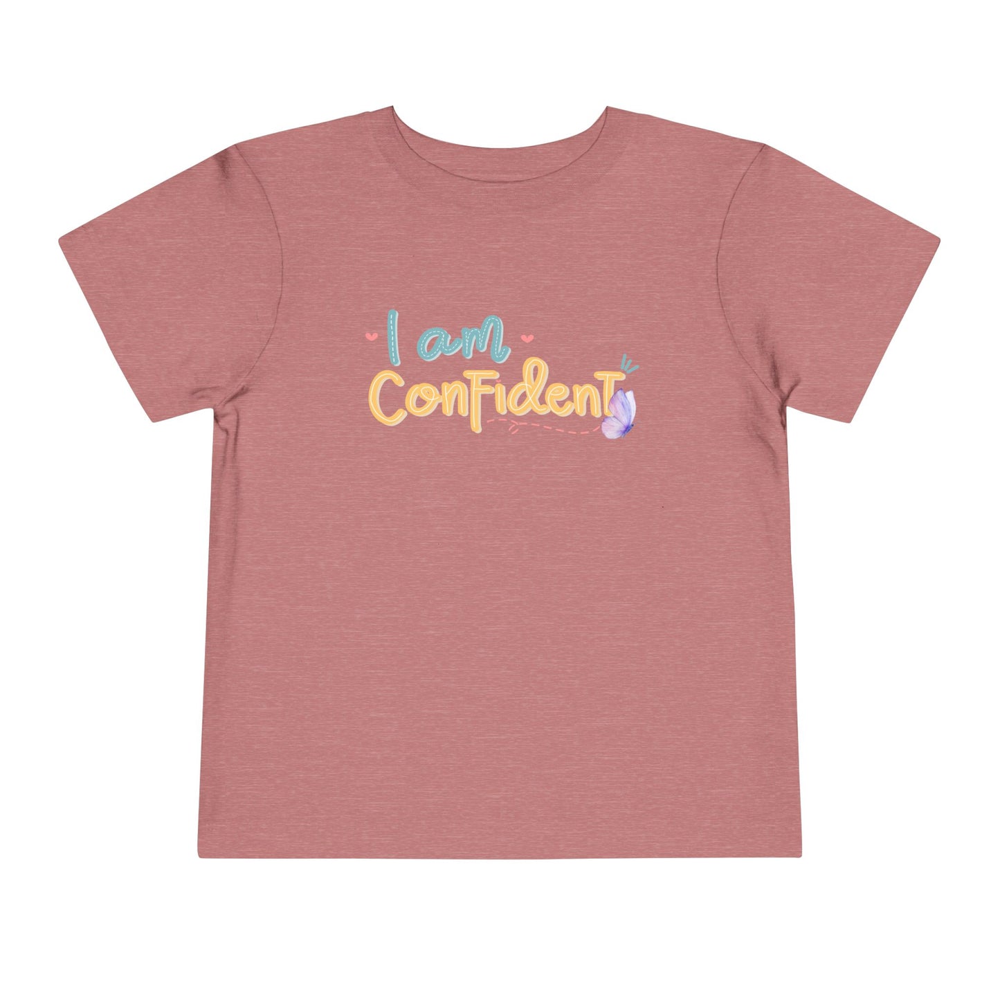 Toddler I Am Confident Tee β Empowering Affirmation Shirt for Kids
