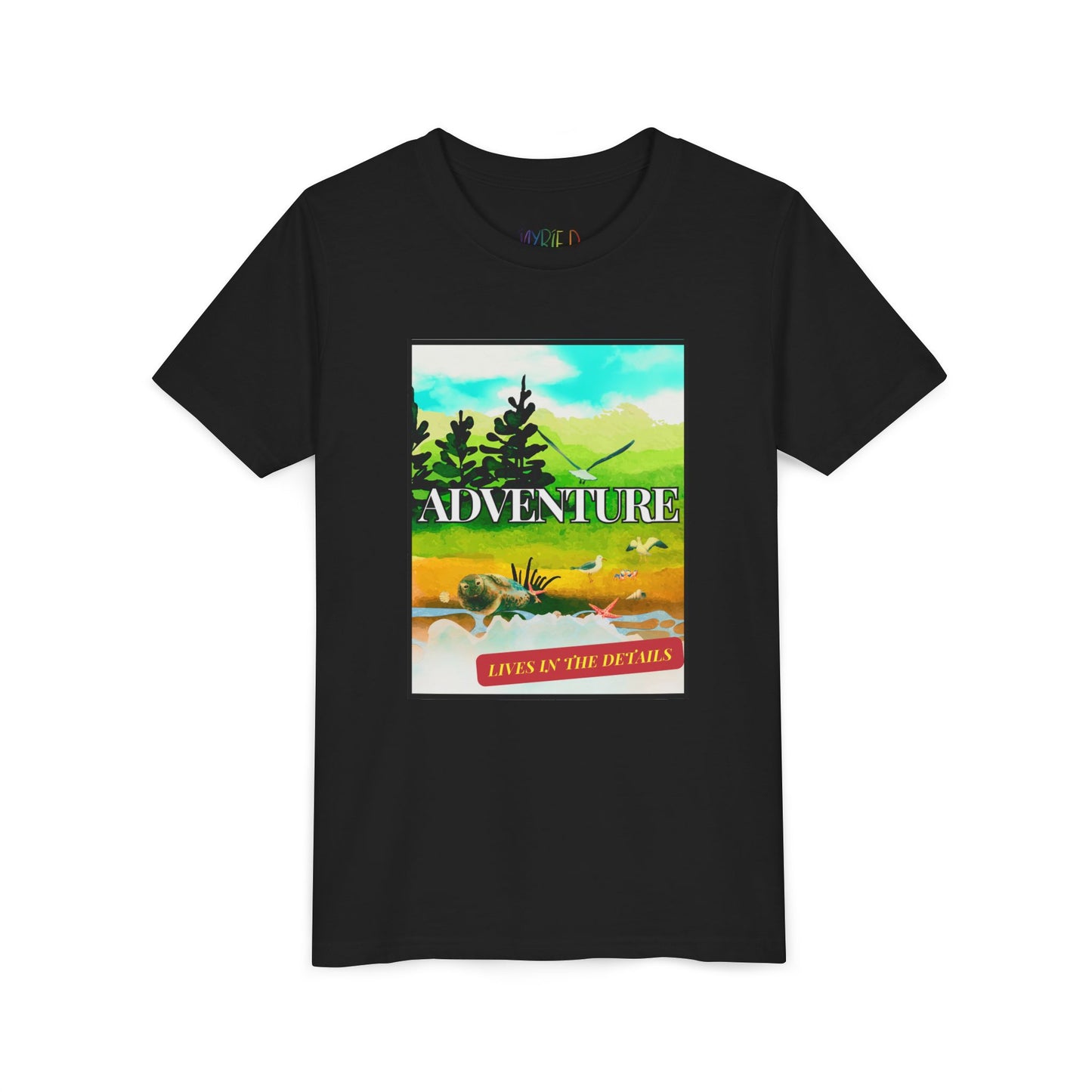 Youth Adventure Lives in the Details Tee – Nature Explorer Shirt for Kids, Curiosity-Driven Outdoor Apparel